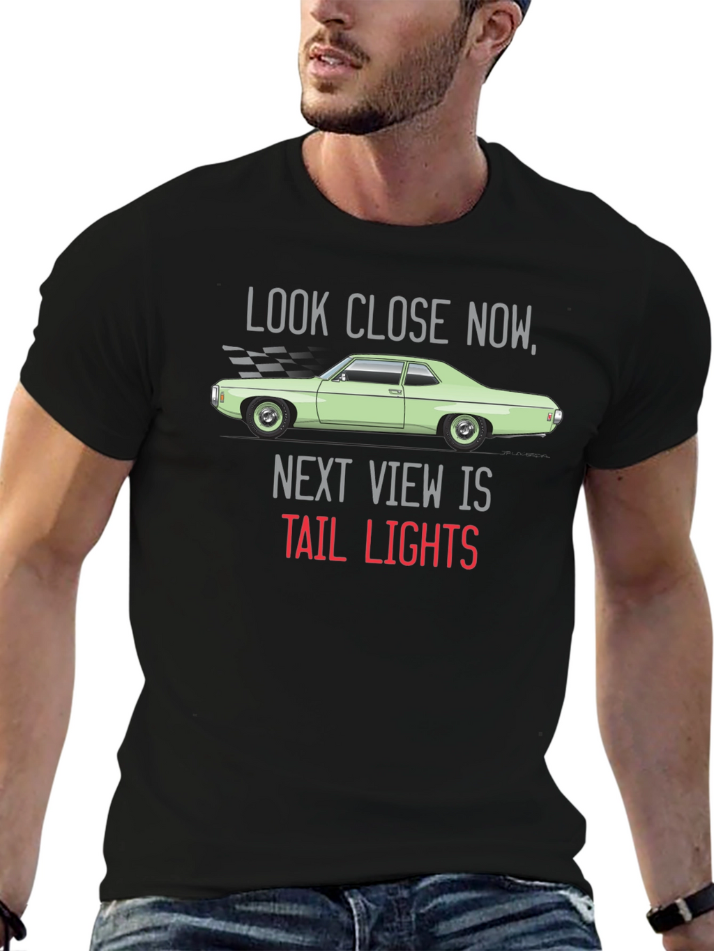 Look Close Now Tail Lights T-Shirt
