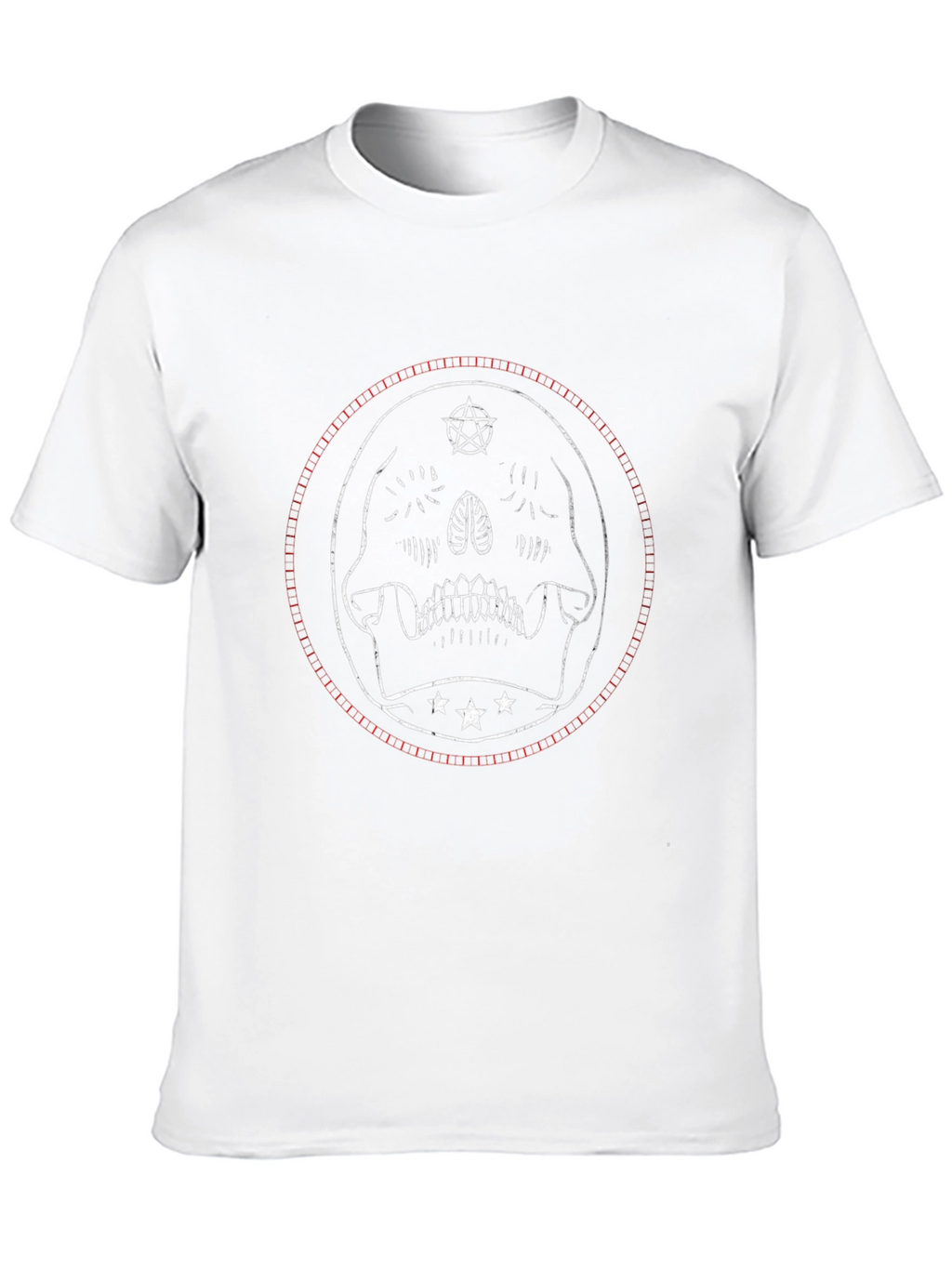 Skull Graphic T-Shirt - Edgy Style