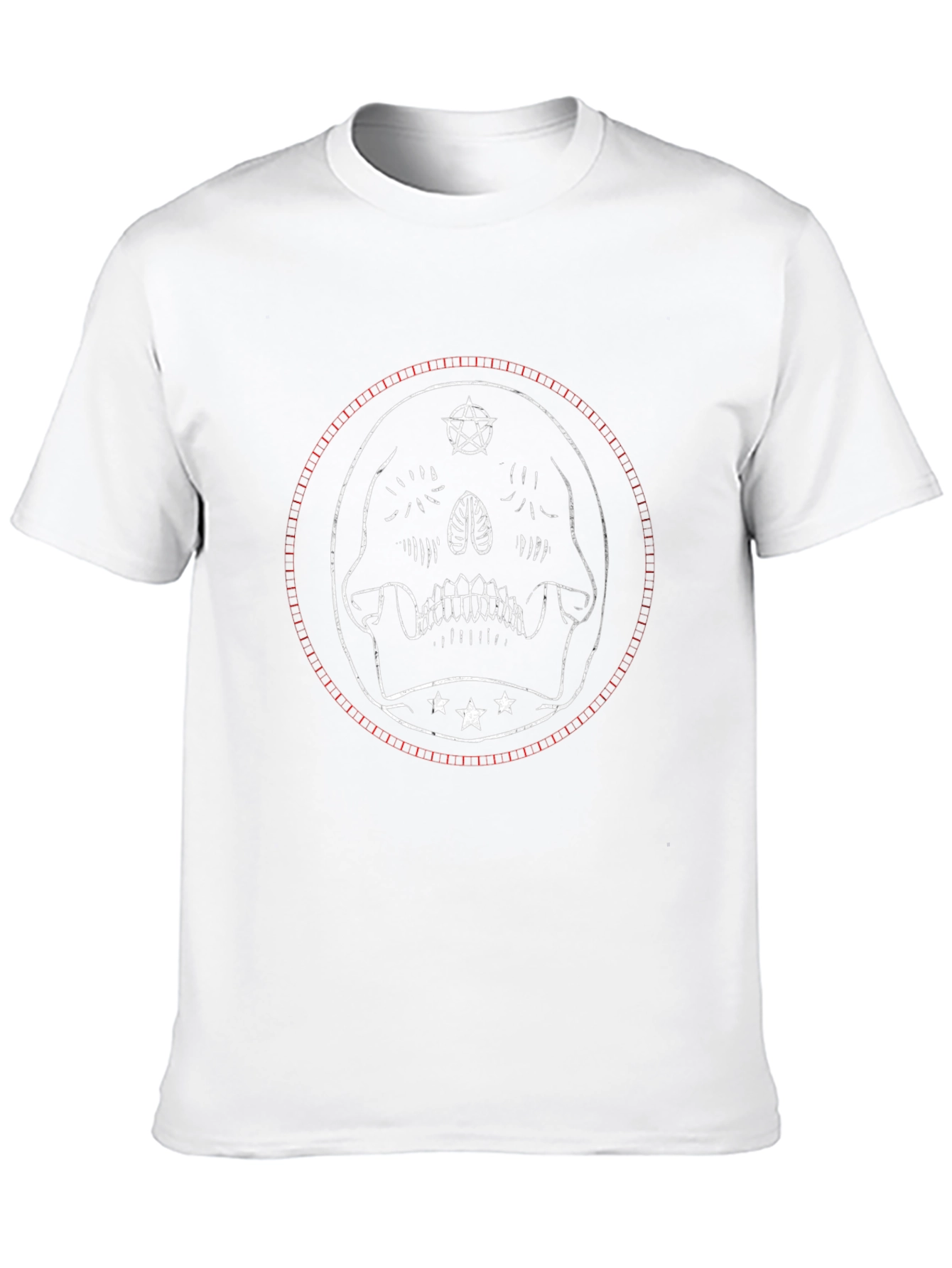 Skull Graphic T-Shirt - Edgy Style