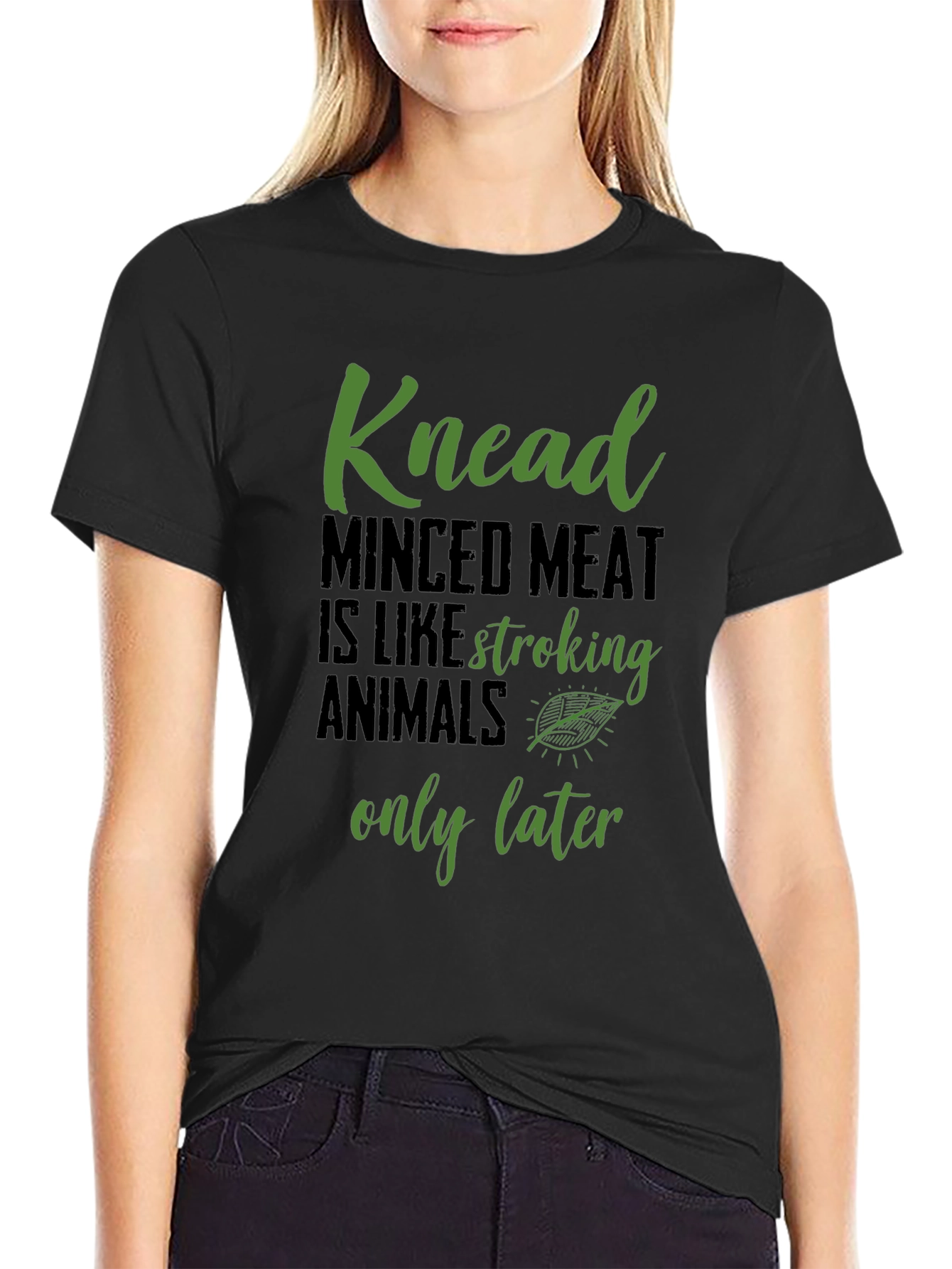 Knead Minced Meat T-Shirt - Funny Vegan Tee