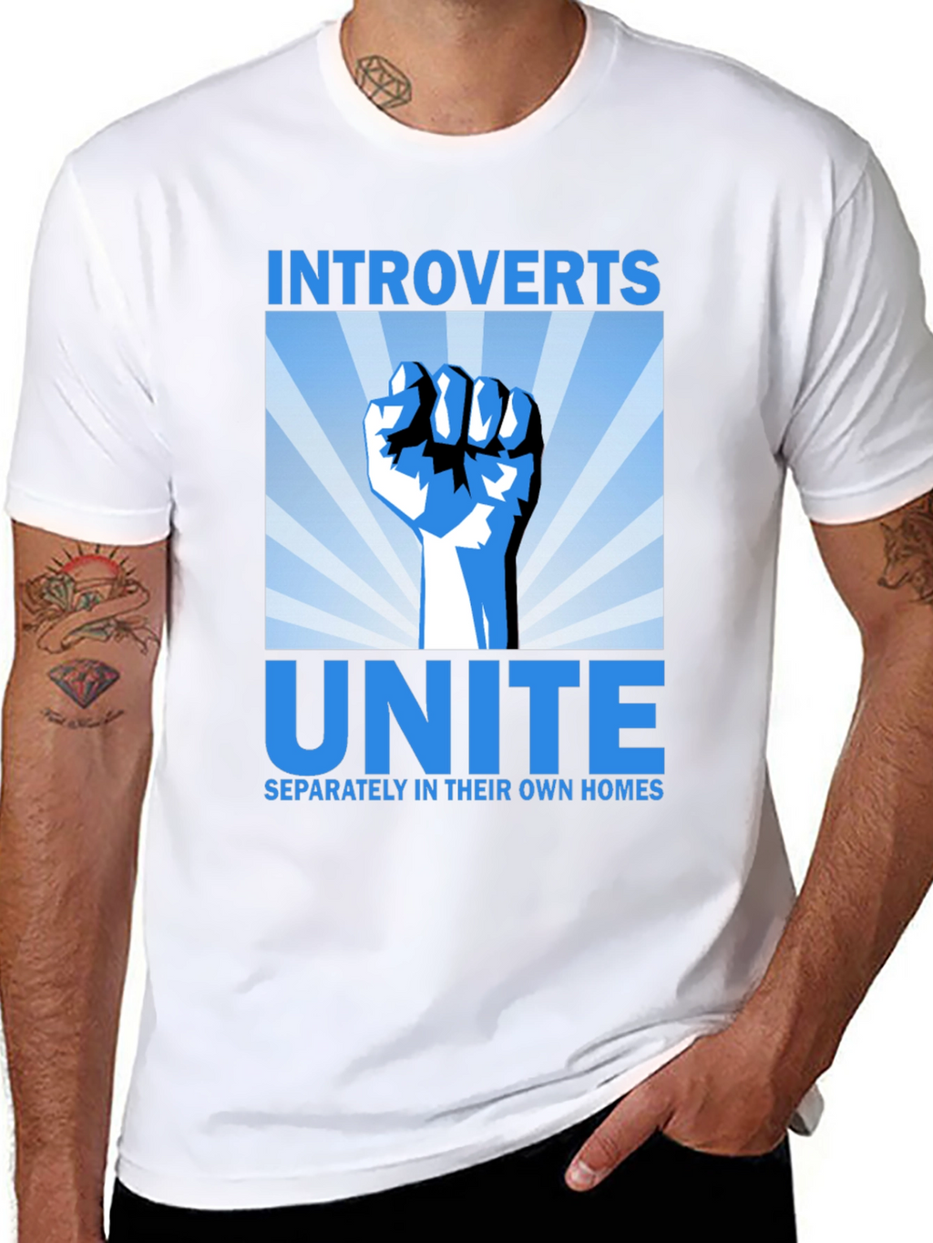 Introvert Unite Graphic T-Shirt