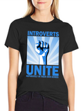 Introvert Unite Graphic T-Shirt