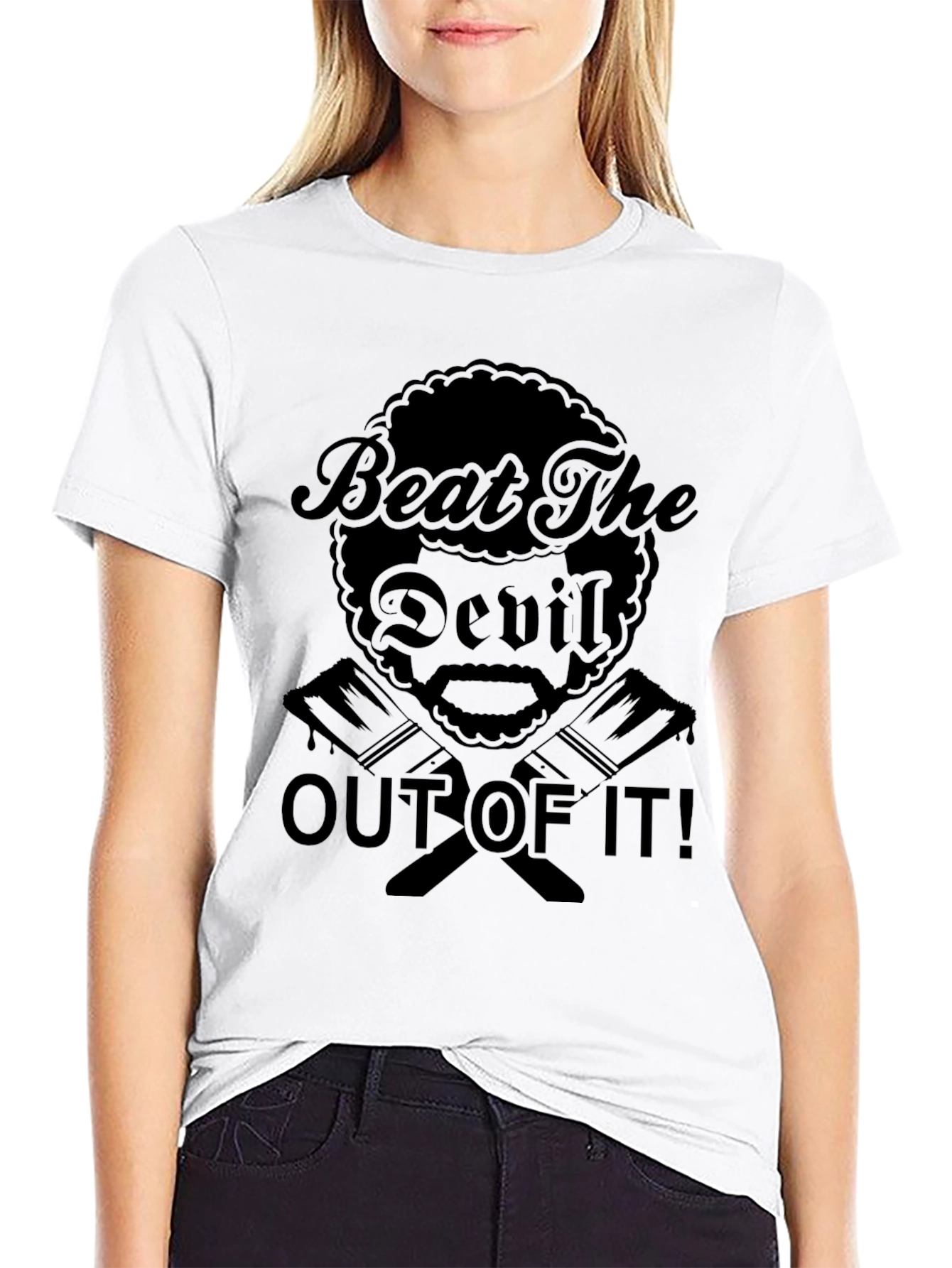 Beat The Devil Out Of It Black T-Shirt