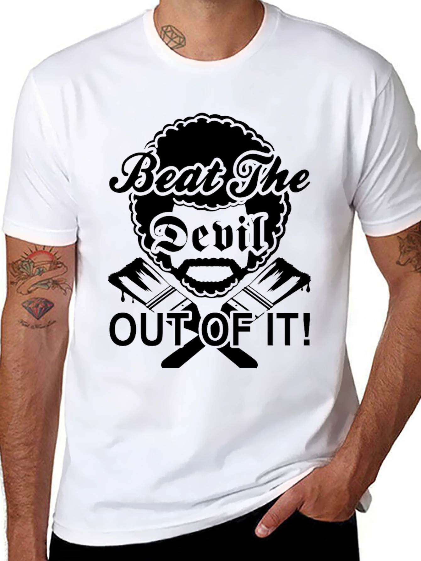 Beat The Devil Out Of It Black T-Shirt