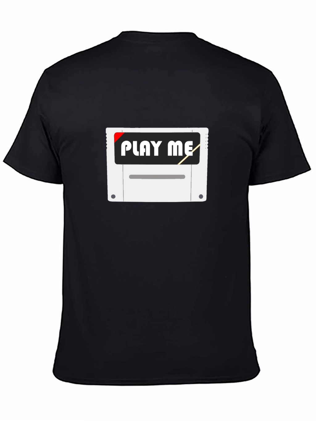 Retro Gamer Play Me Black T-Shirt