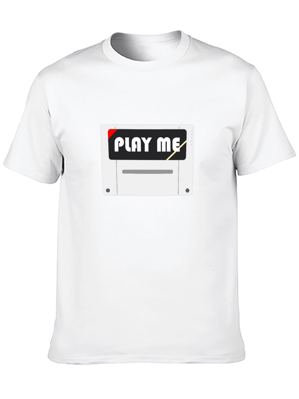 Retro Gamer Play Me Black T-Shirt