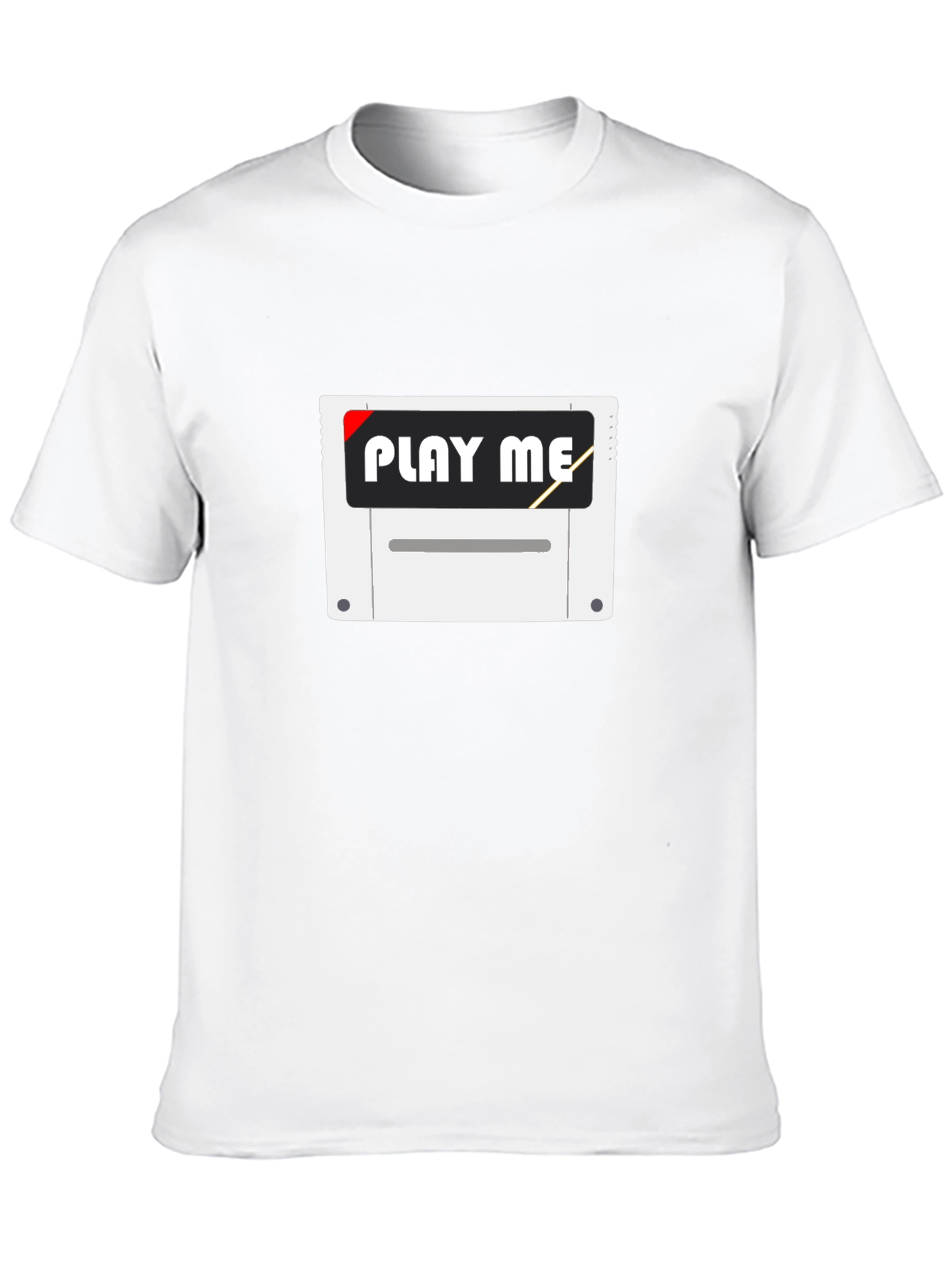 Retro Gamer Play Me Black T-Shirt