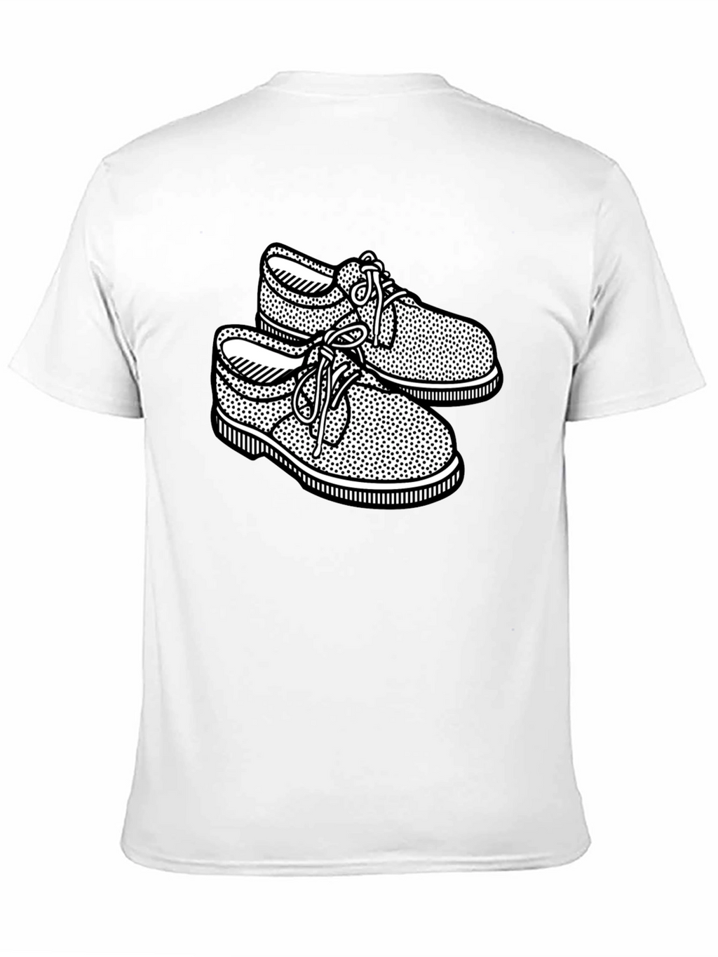 Retro Shoes Graphic Black T-Shirt