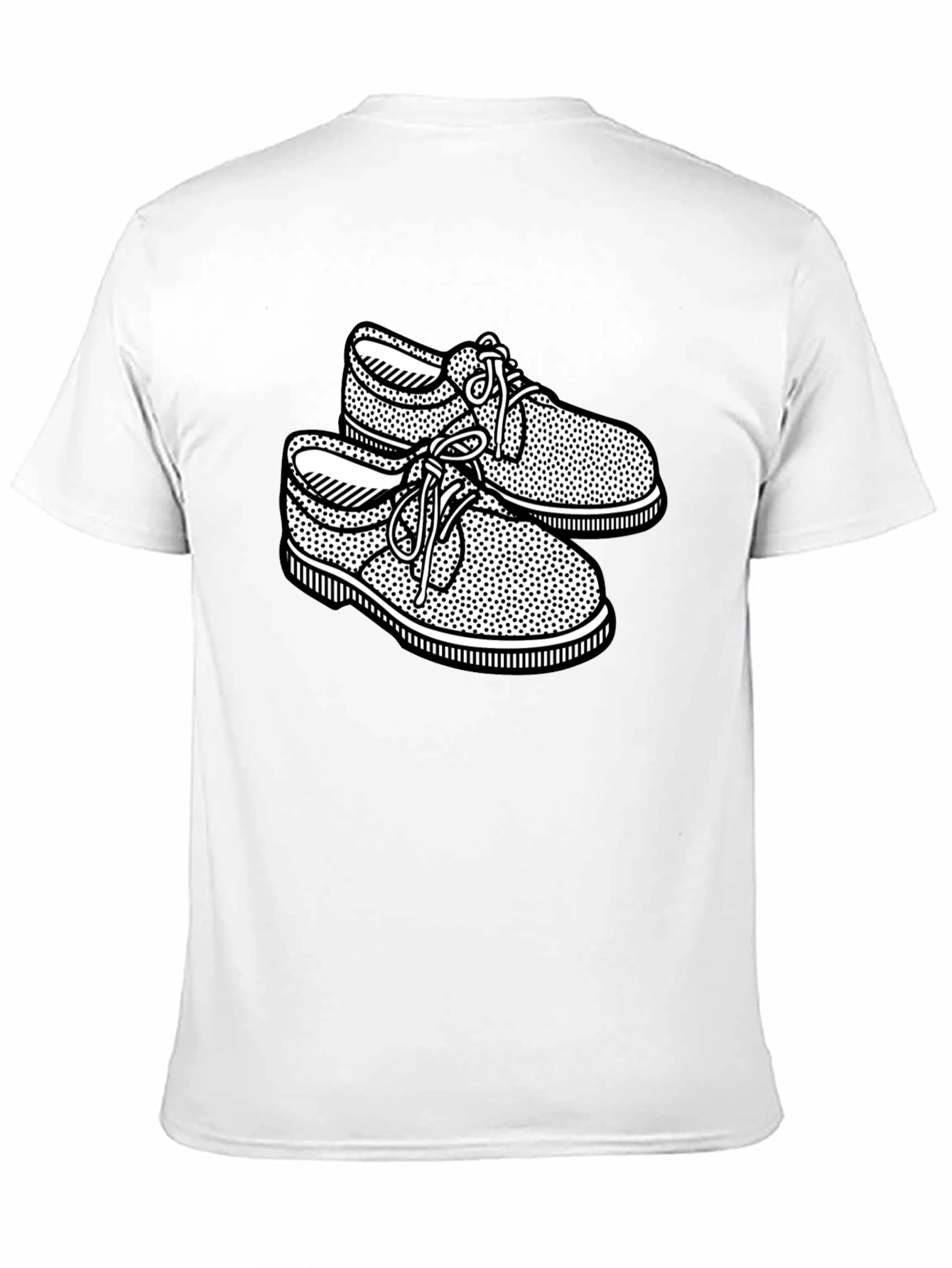 Retro Shoes Graphic Black T-Shirt