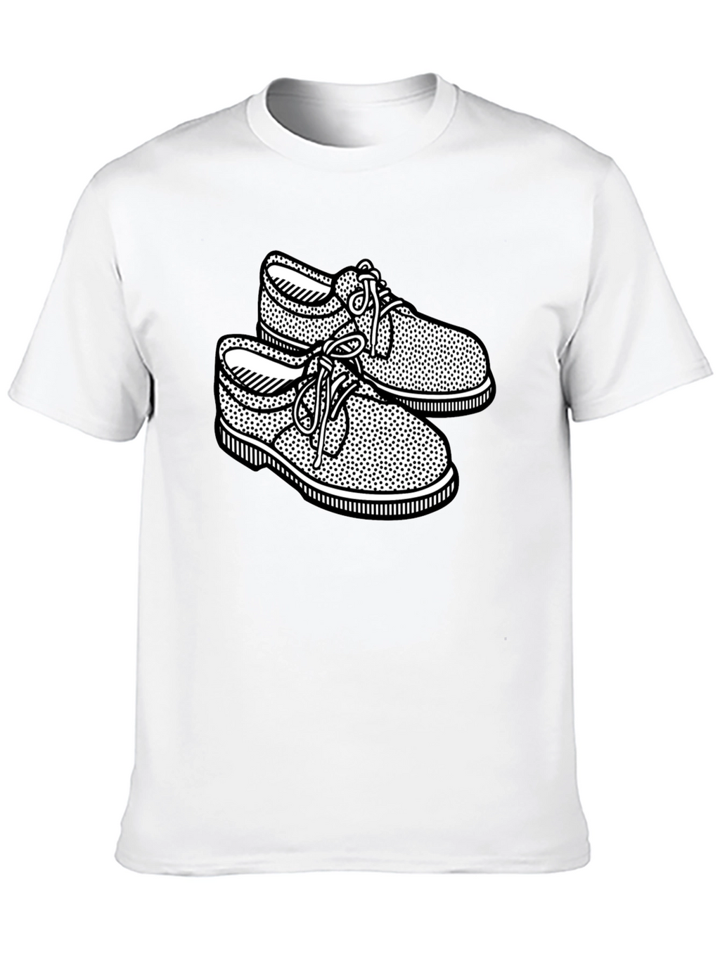 Retro Shoes Graphic Black T-Shirt