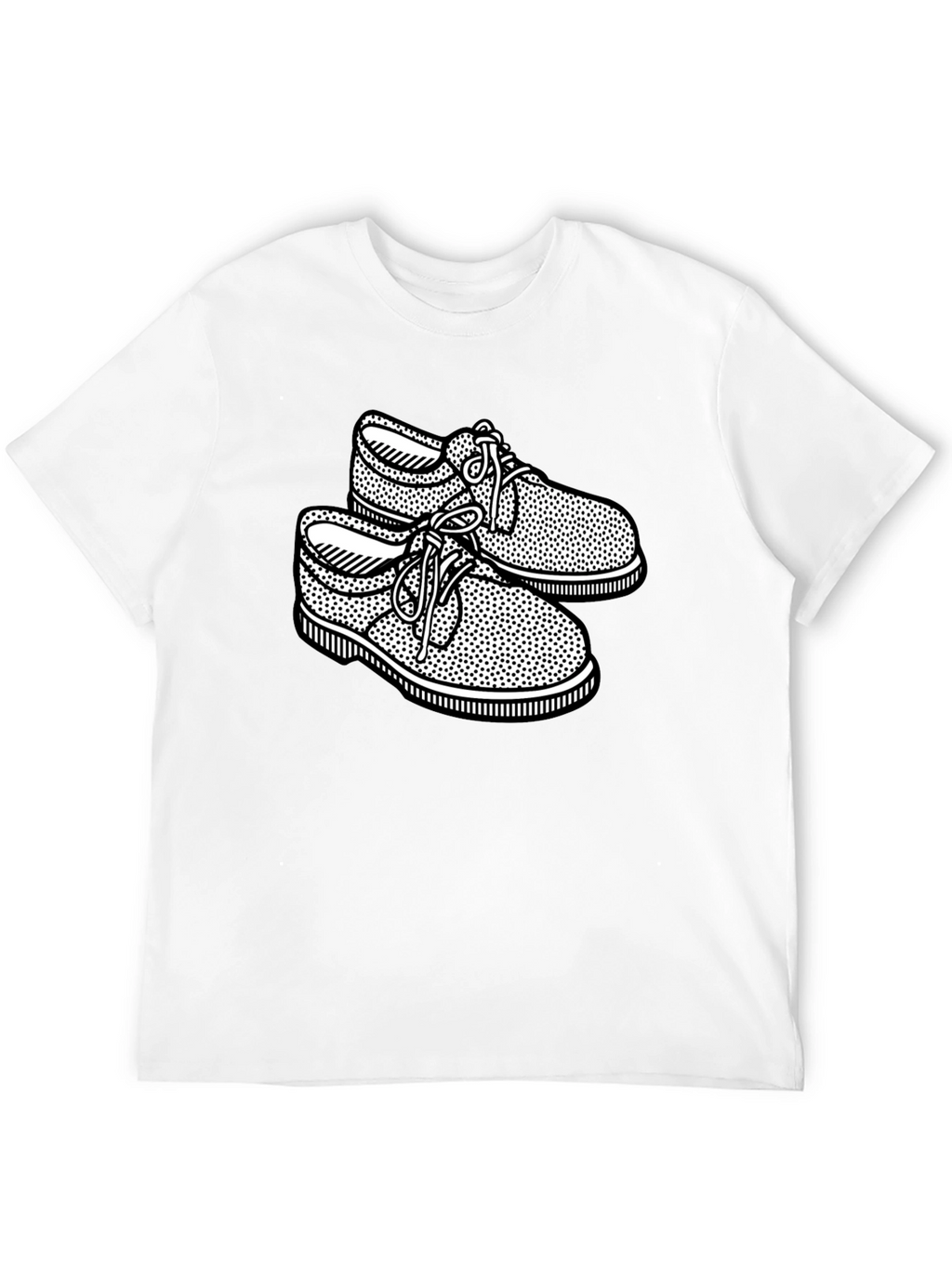 Retro Shoes Graphic Black T-Shirt