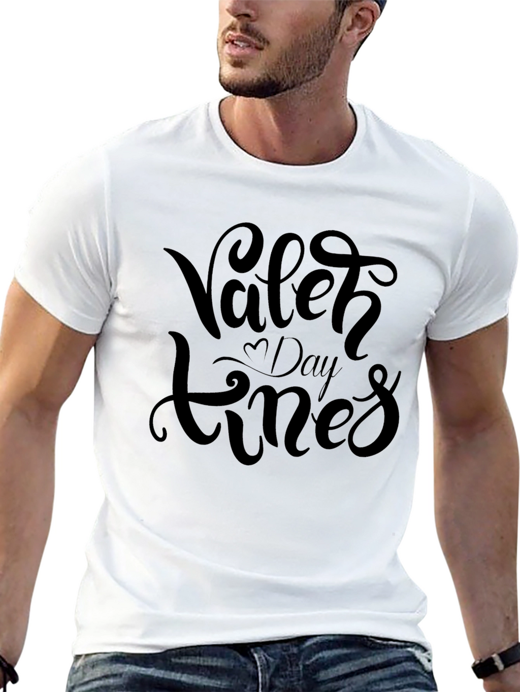 Valentines Day T-Shirt - Black Graphic Tee