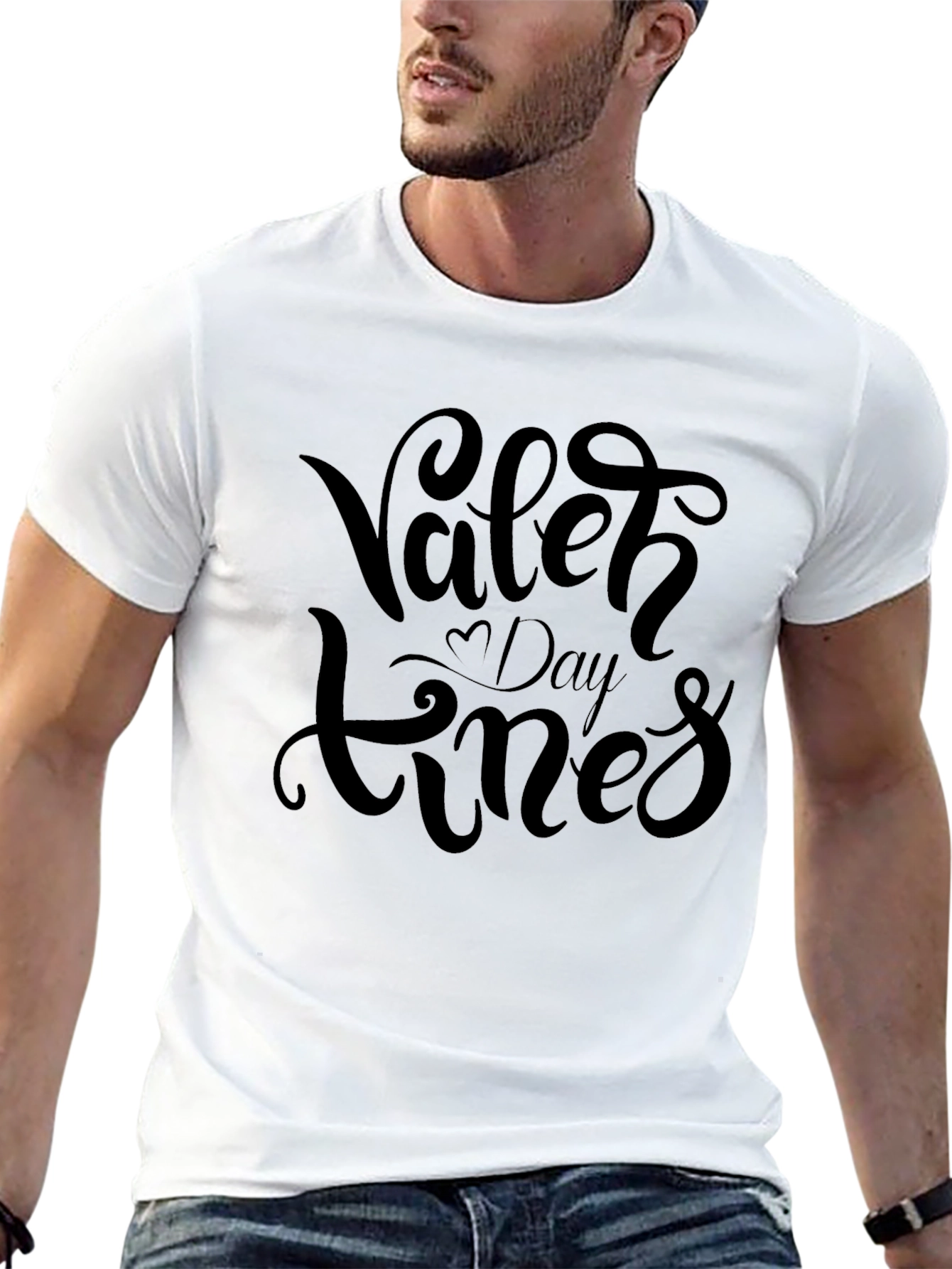 Valentines Day T-Shirt - Black Graphic Tee