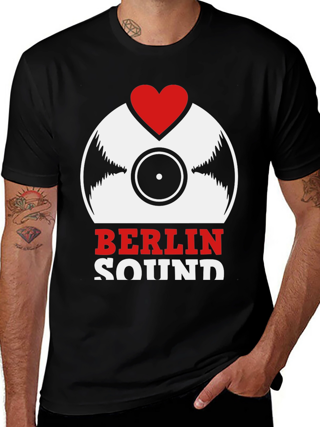 Berlin Sound Record Graphic T-Shirt