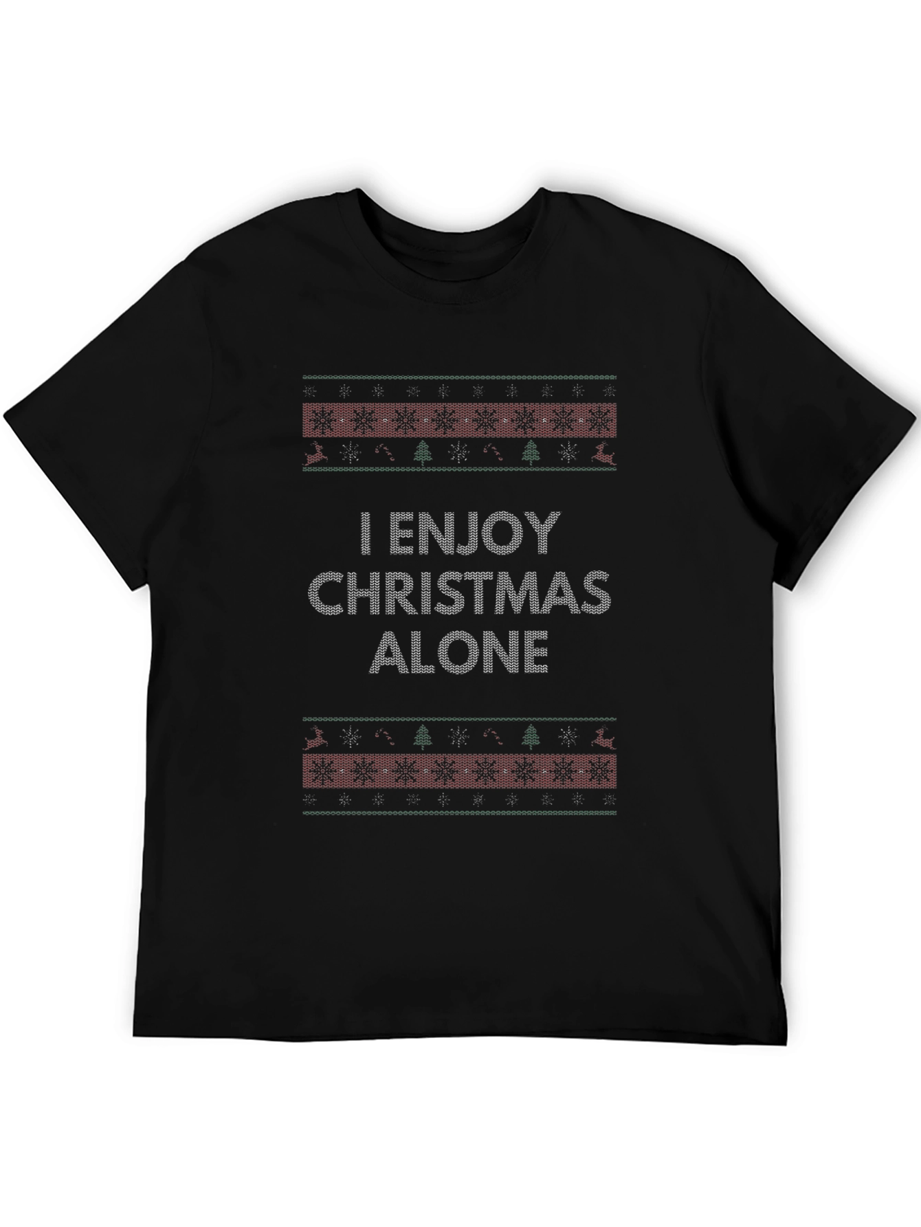 Enjoy Christmas Alone T-Shirt Holiday Tee
