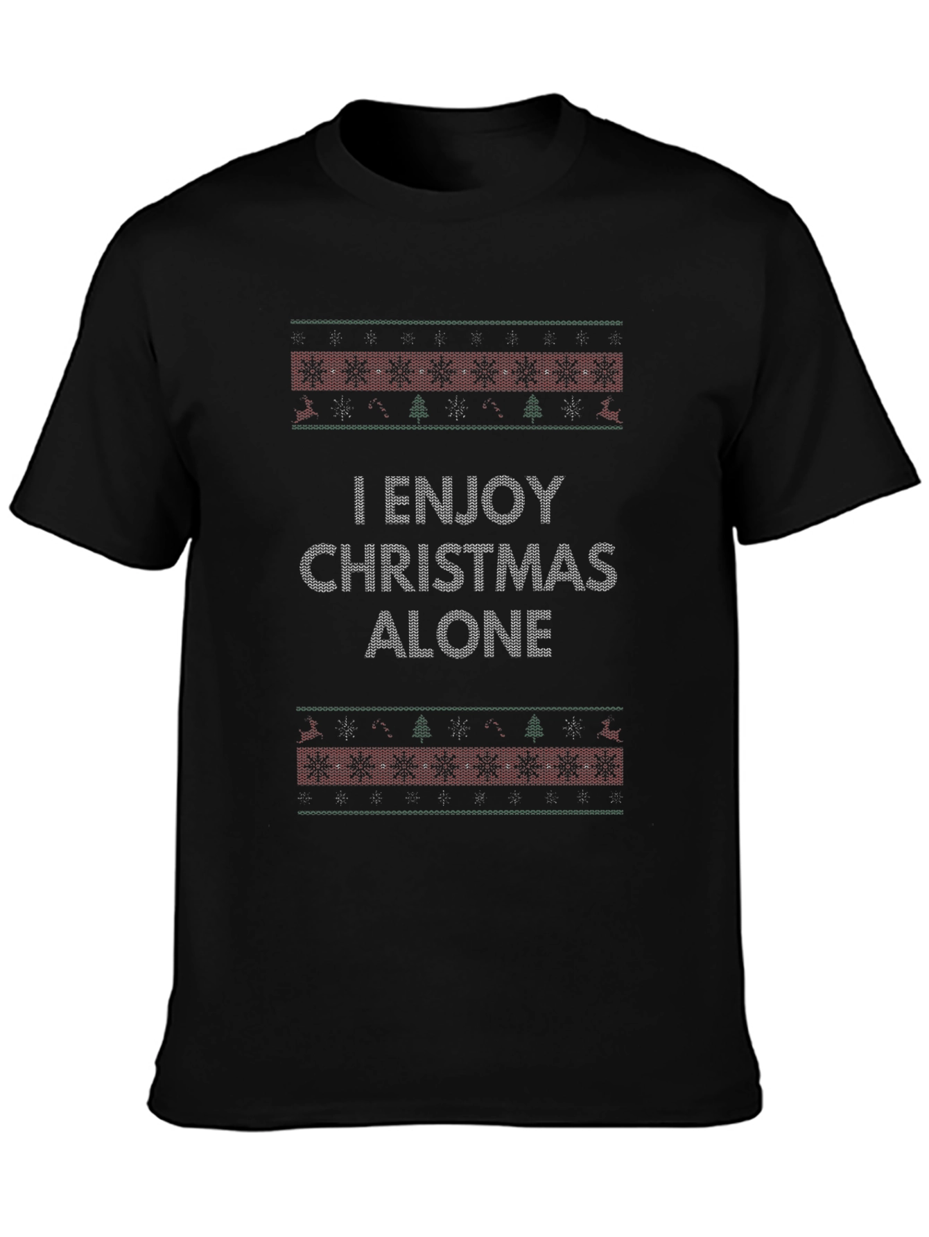 Enjoy Christmas Alone T-Shirt Holiday Tee