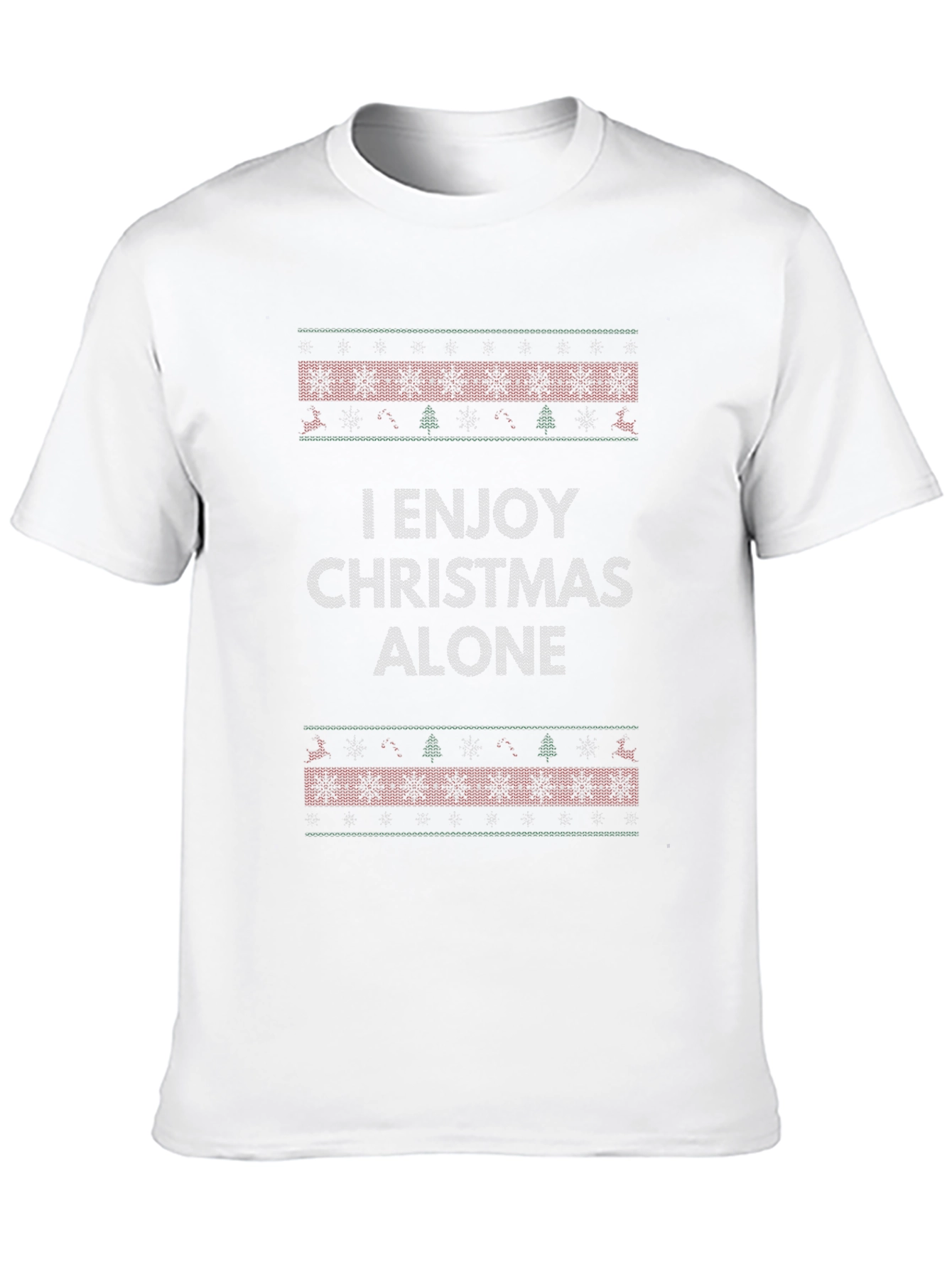 Enjoy Christmas Alone T-Shirt Holiday Tee