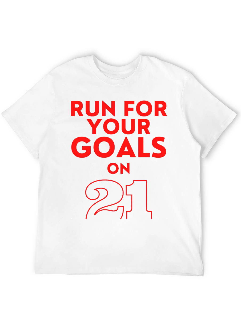 Run for Your Goals T-Shirt - Black
