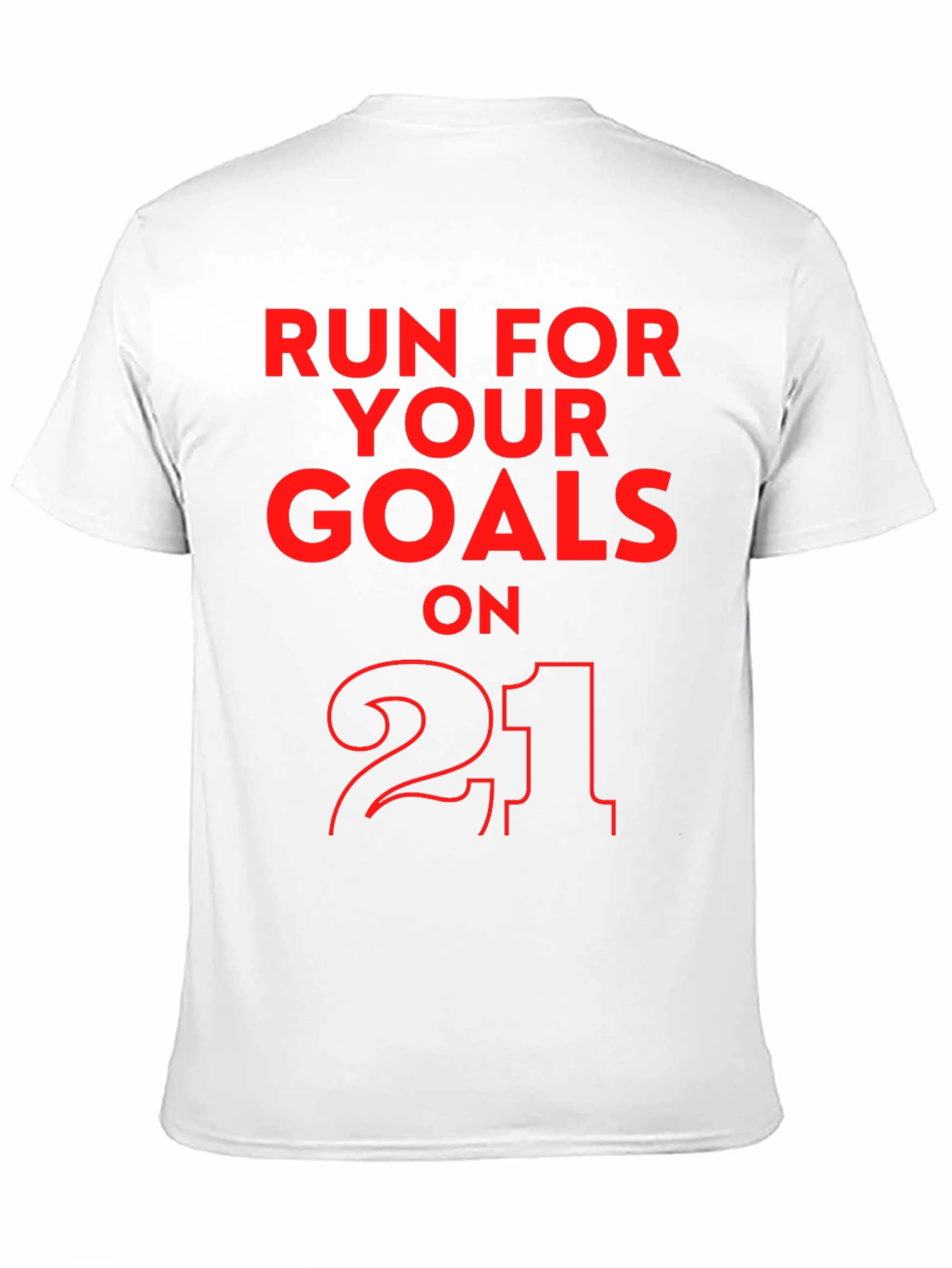 Run for Your Goals T-Shirt - Black
