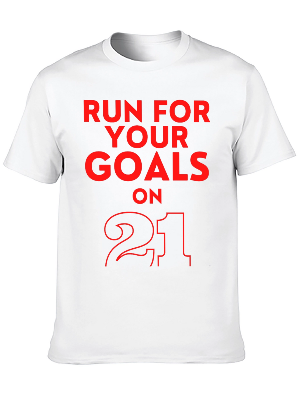 Run for Your Goals T-Shirt - Black
