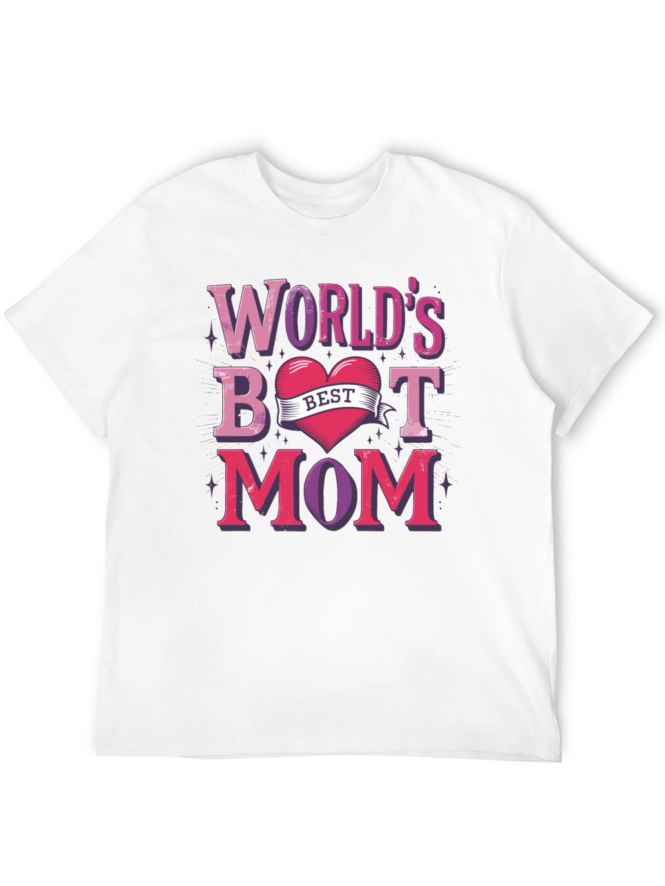 Worlds Best Mom Graphic T-Shirt