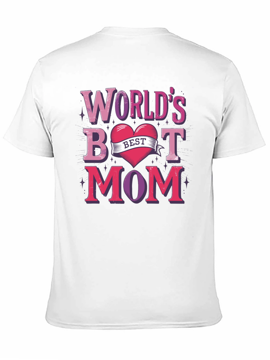 Worlds Best Mom Graphic T-Shirt