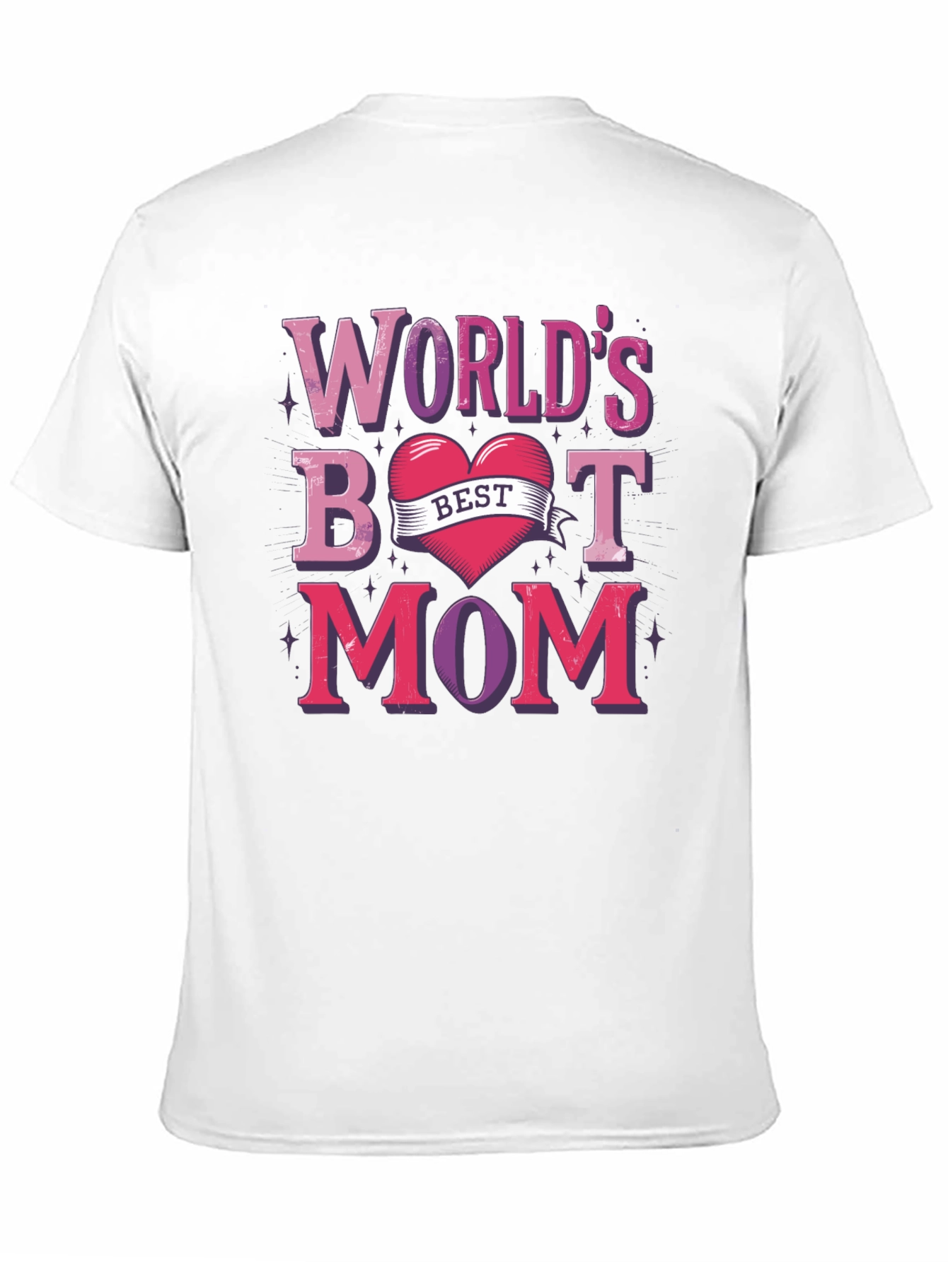 Worlds Best Mom Graphic T-Shirt