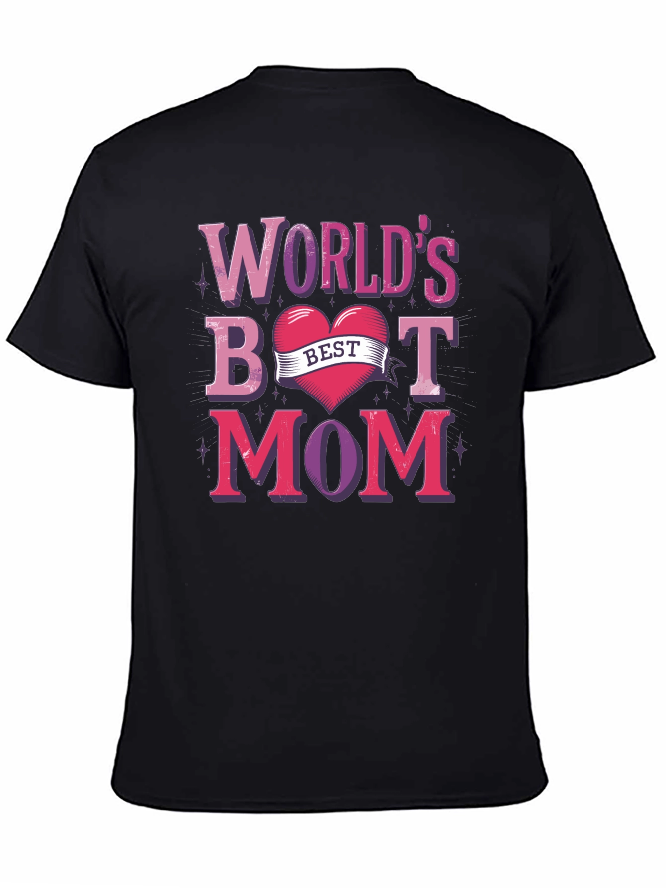 Worlds Best Mom Graphic T-Shirt