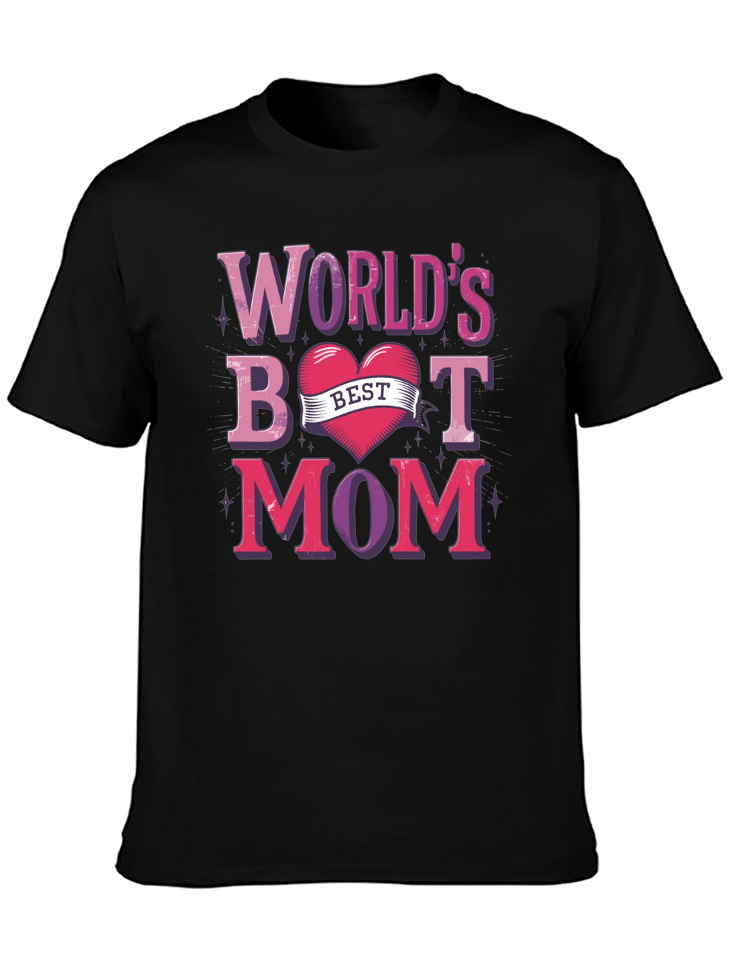 Worlds Best Mom Graphic T-Shirt