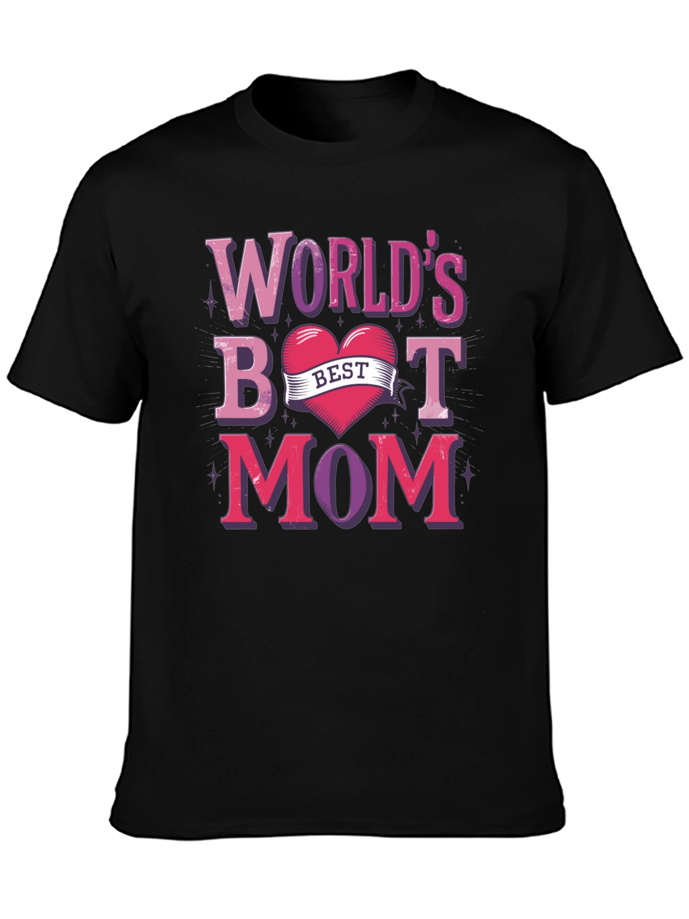 Worlds Best Mom Graphic T-Shirt
