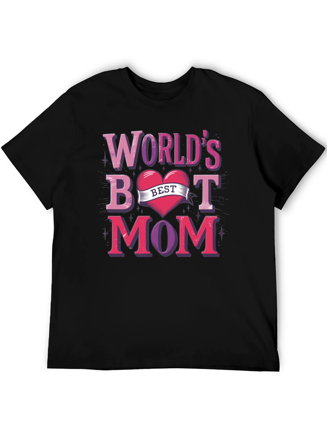Worlds Best Mom Graphic T-Shirt