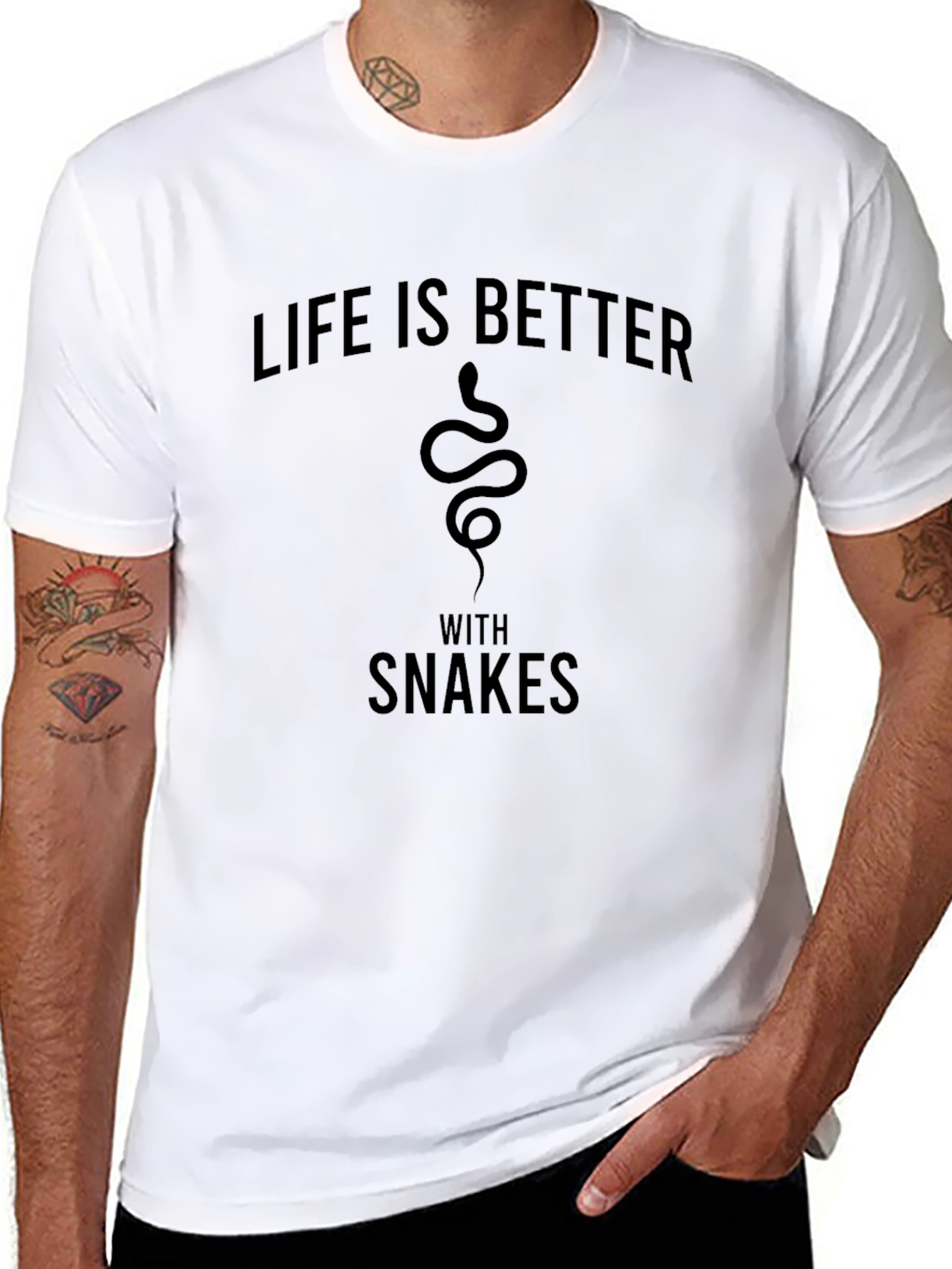 Life is Better with Snakes T-Shirt