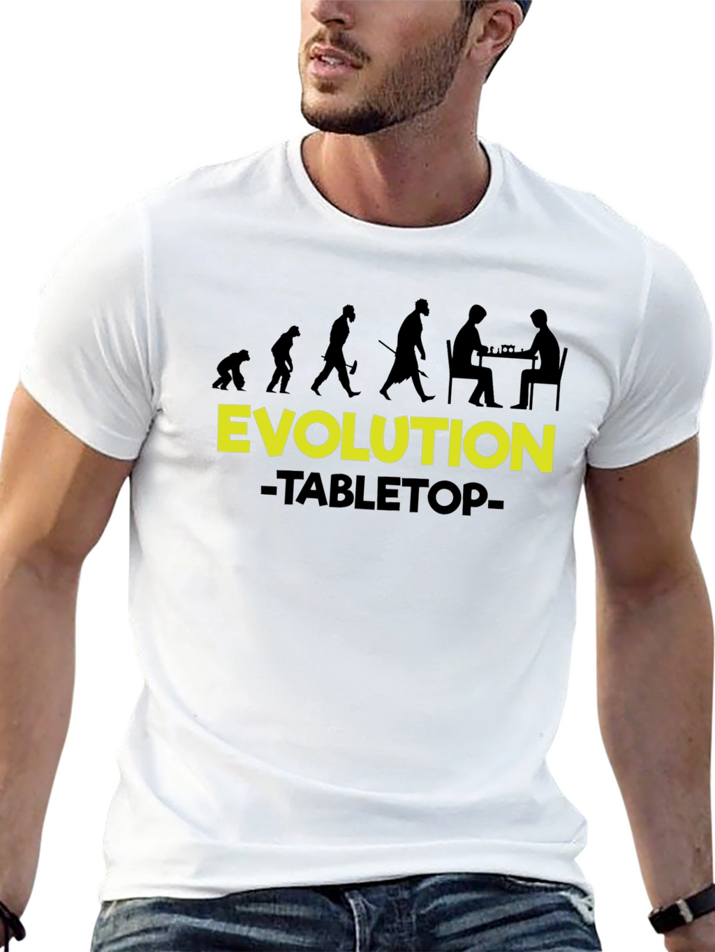 Evolution Tabletop Gamer T-Shirt - Black