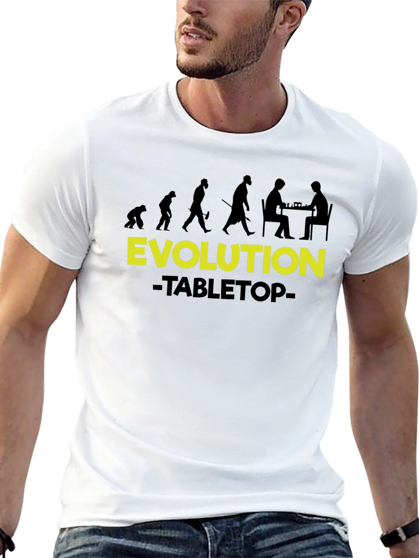 Evolution Tabletop Gamer T-Shirt - Black