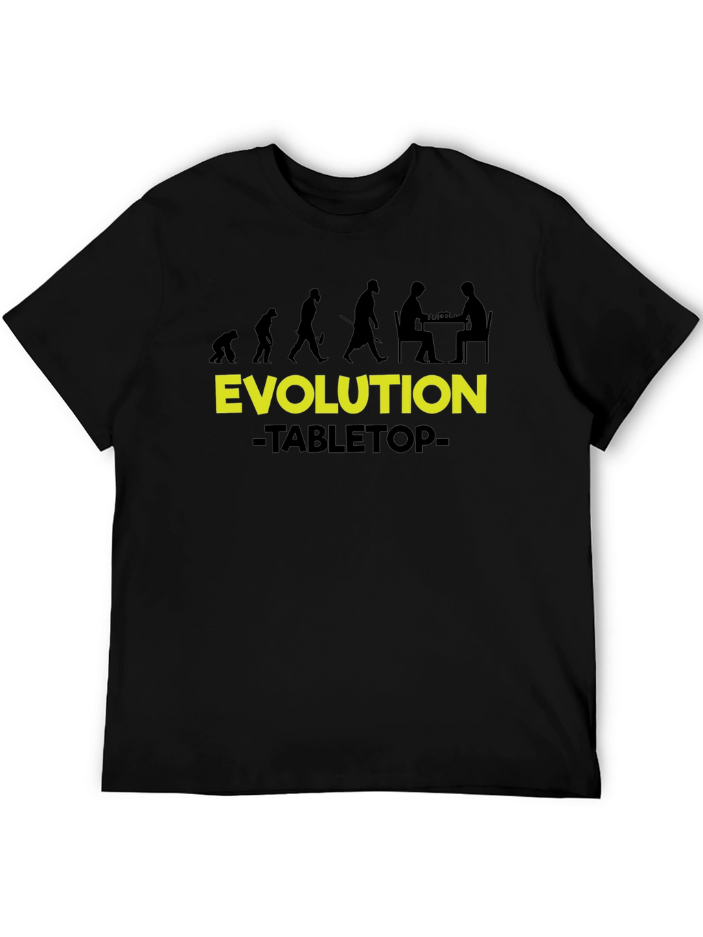 Evolution Tabletop Gamer T-Shirt - Black