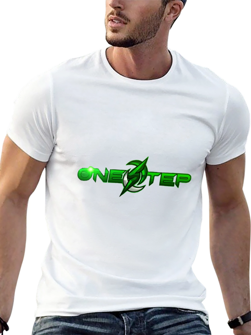 One Step Graphic Tee - Black
