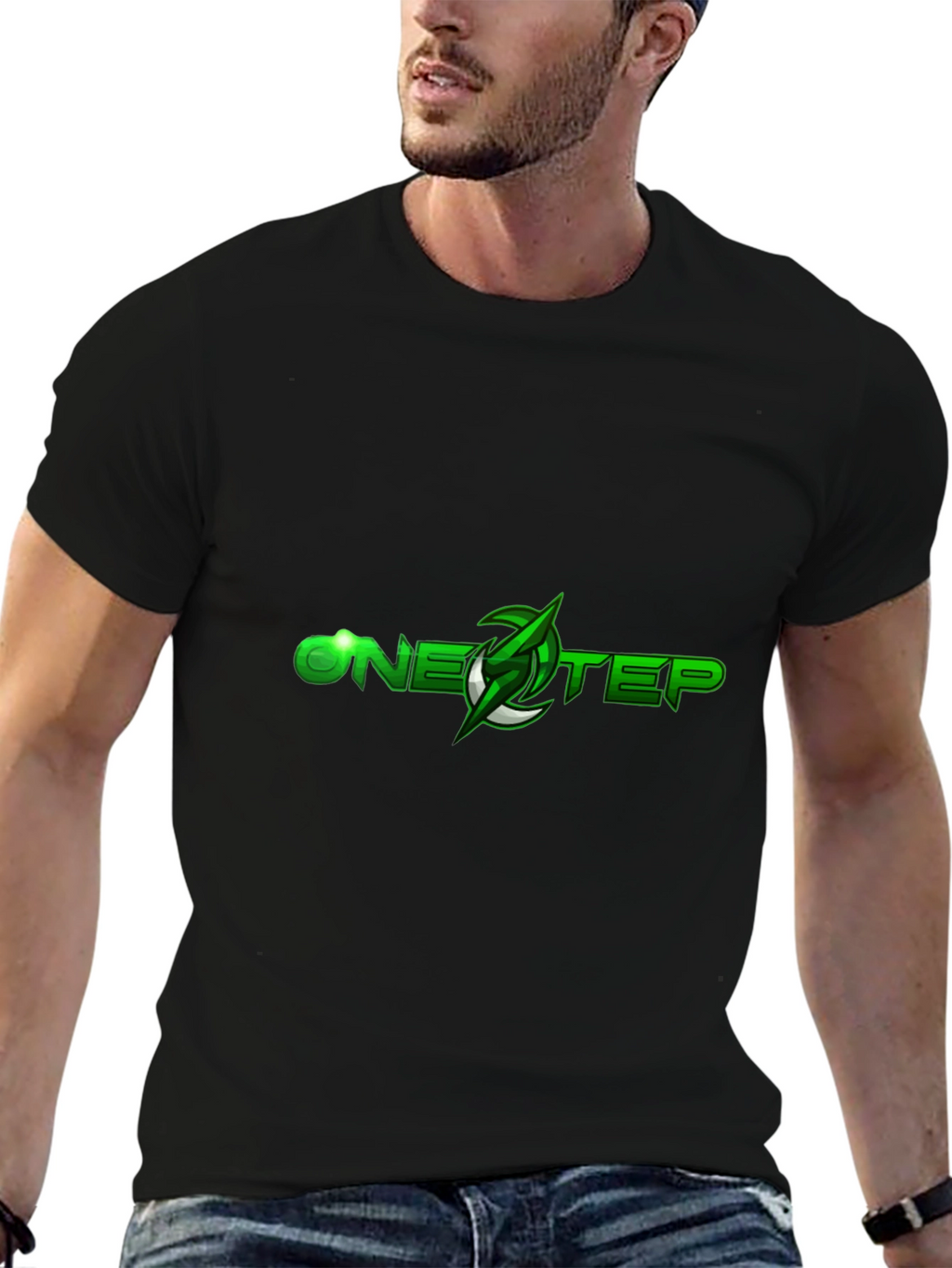 One Step Graphic Tee - Black