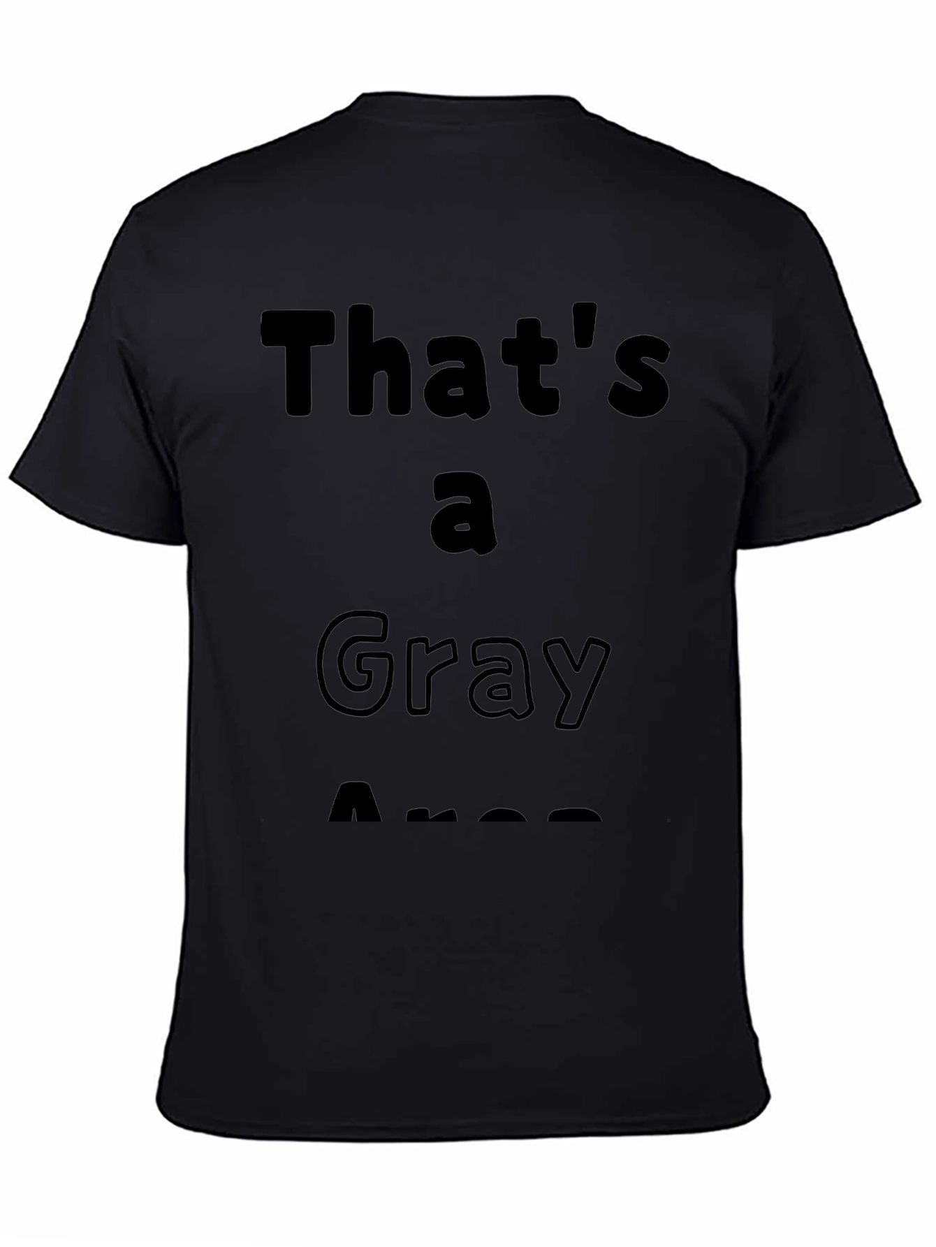 Gray Area Graphic Tee - Soft Cotton Comfort