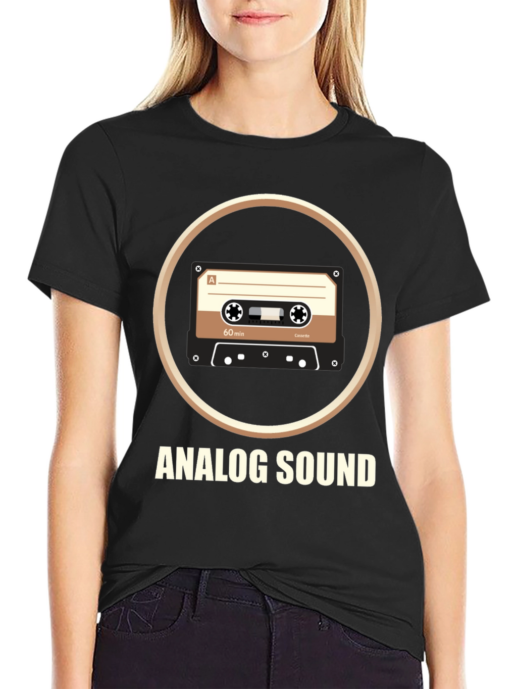 Analog Sound Cassette T-Shirt Retro Music Tee