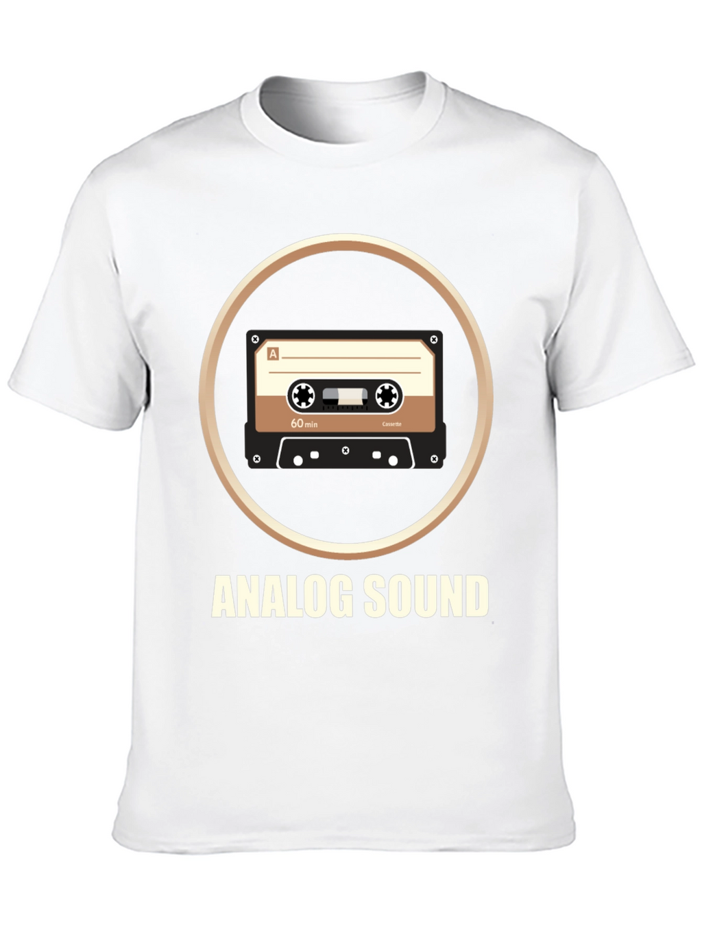 Analog Sound Cassette T-Shirt Retro Music Tee