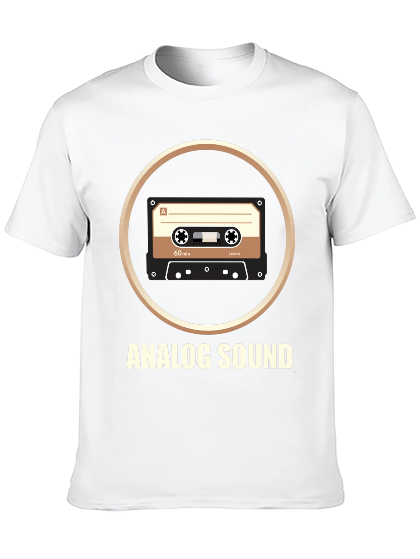 Analog Sound Cassette T-Shirt Retro Music Tee