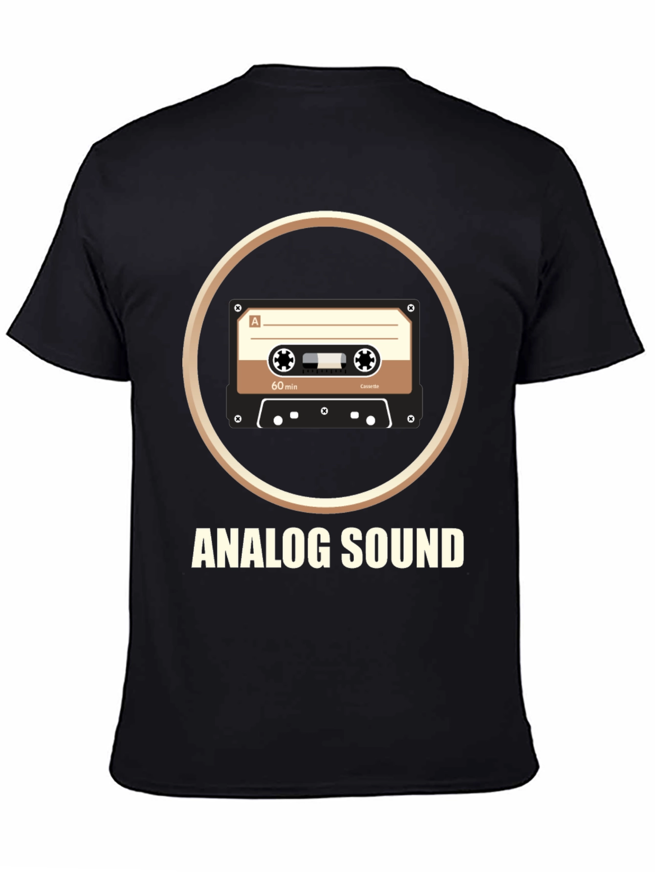 Analog Sound Cassette T-Shirt Retro Music Tee