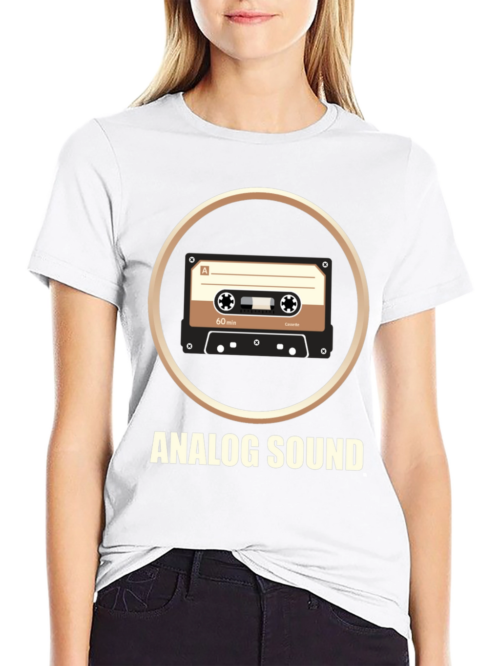 Analog Sound Cassette T-Shirt Retro Music Tee