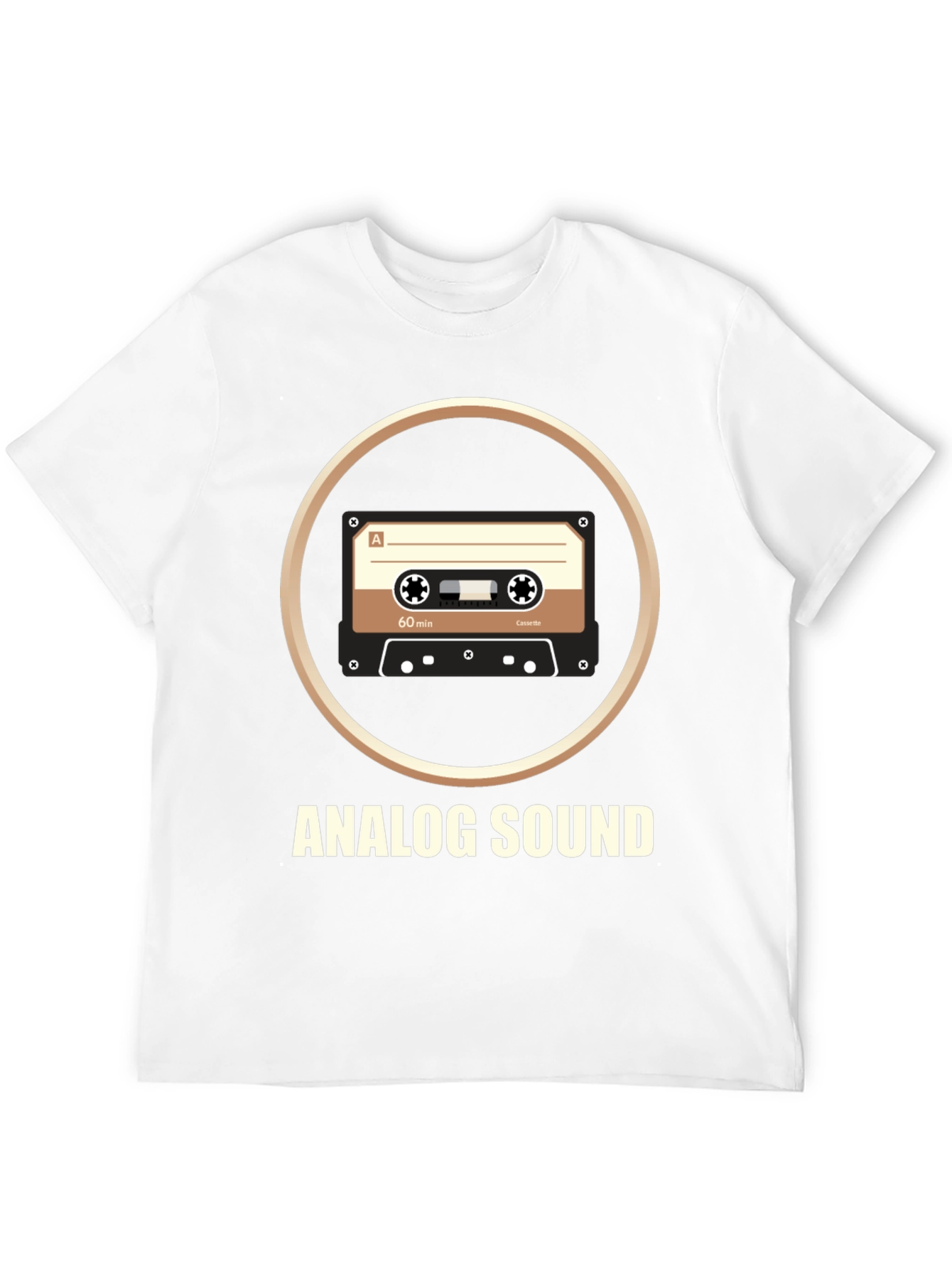 Analog Sound Cassette T-Shirt Retro Music Tee