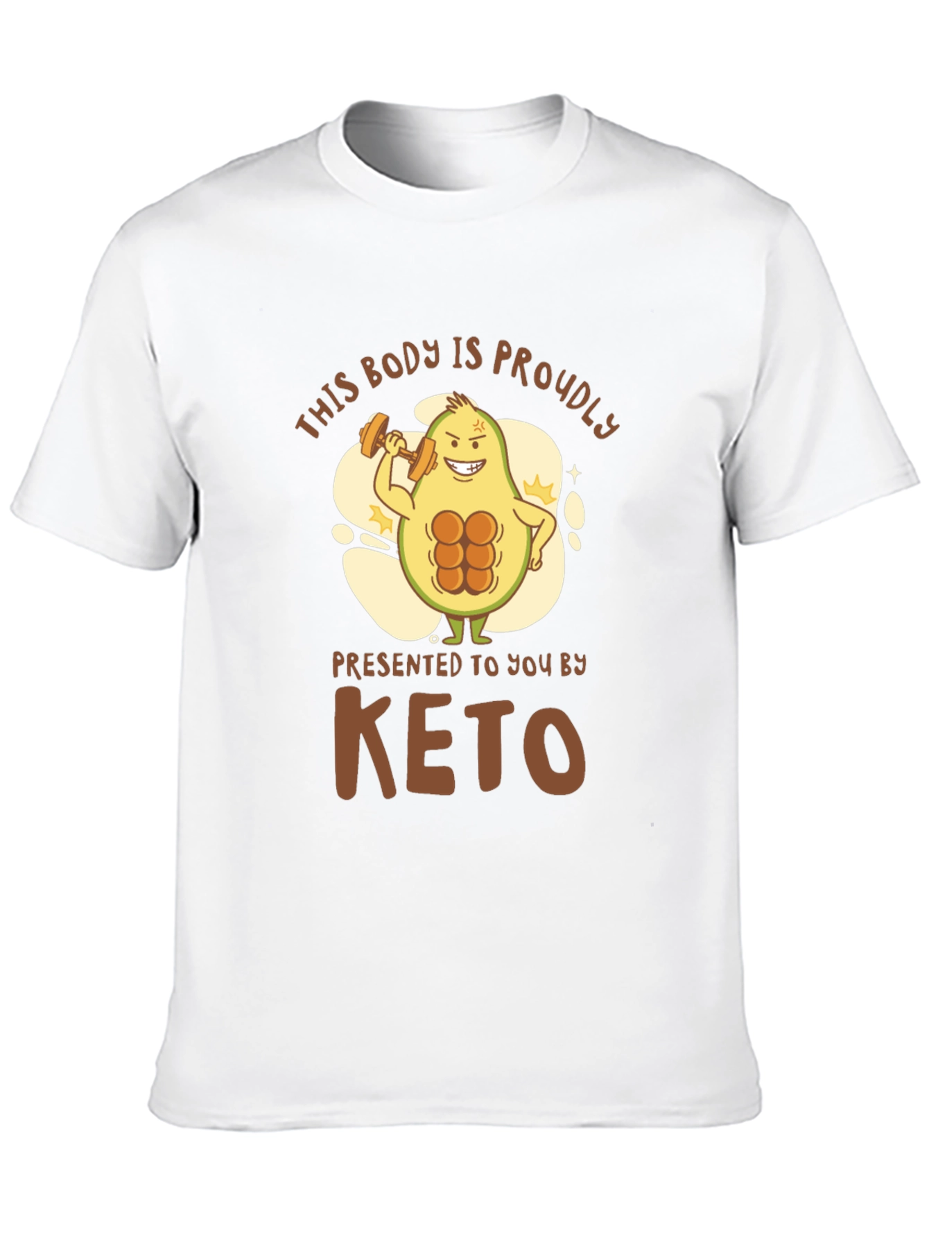 Keto Avocado Bodybuilding T-Shirt