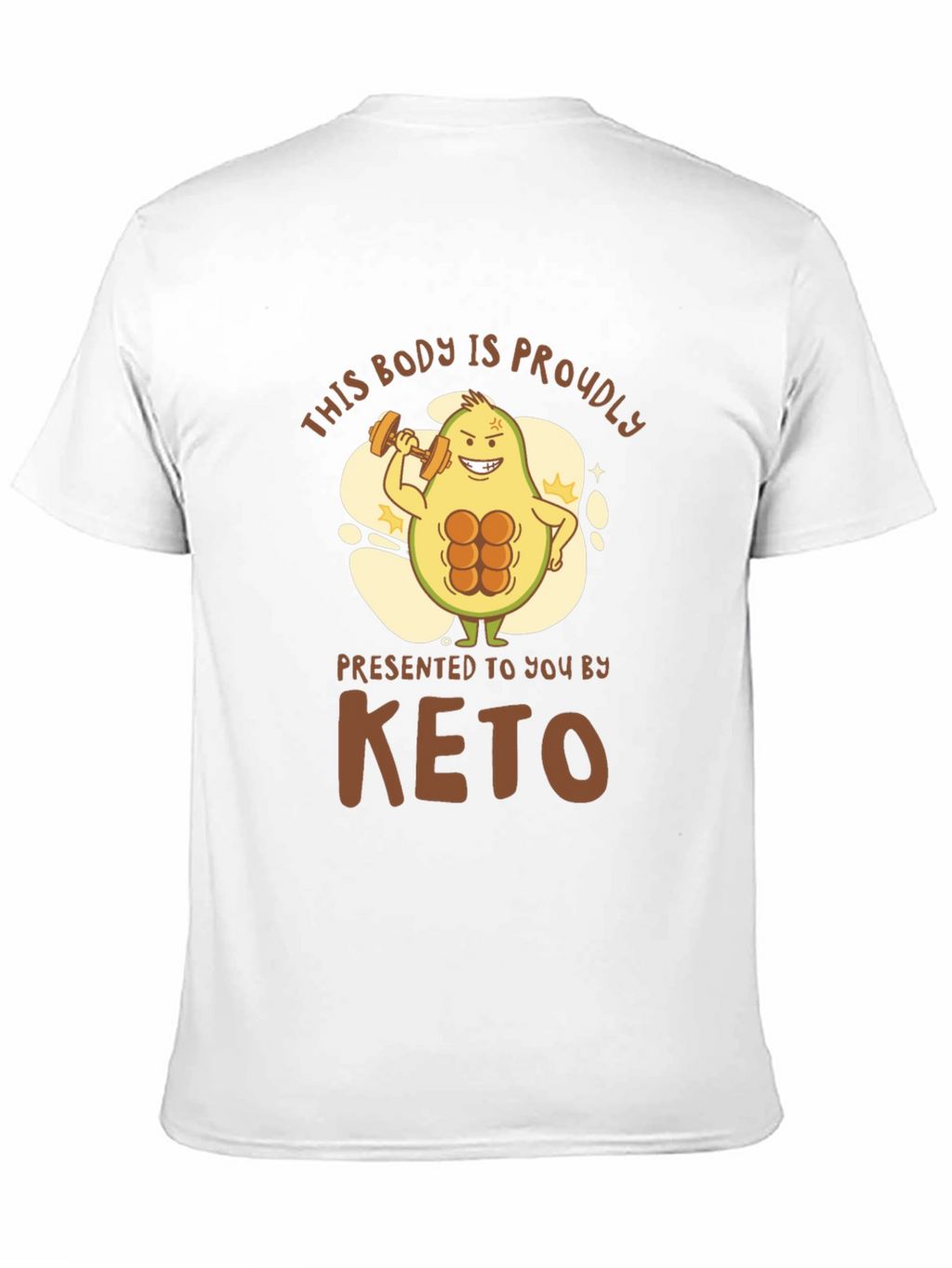 Keto Avocado Bodybuilding T-Shirt