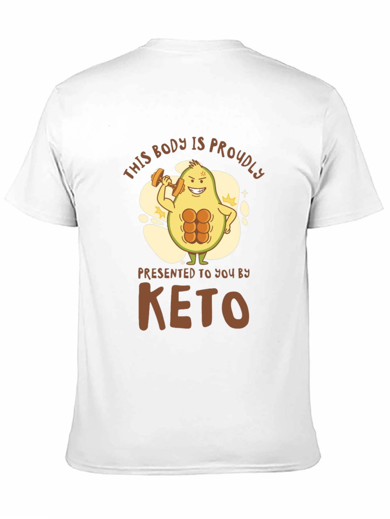 Keto Avocado Bodybuilding T-Shirt