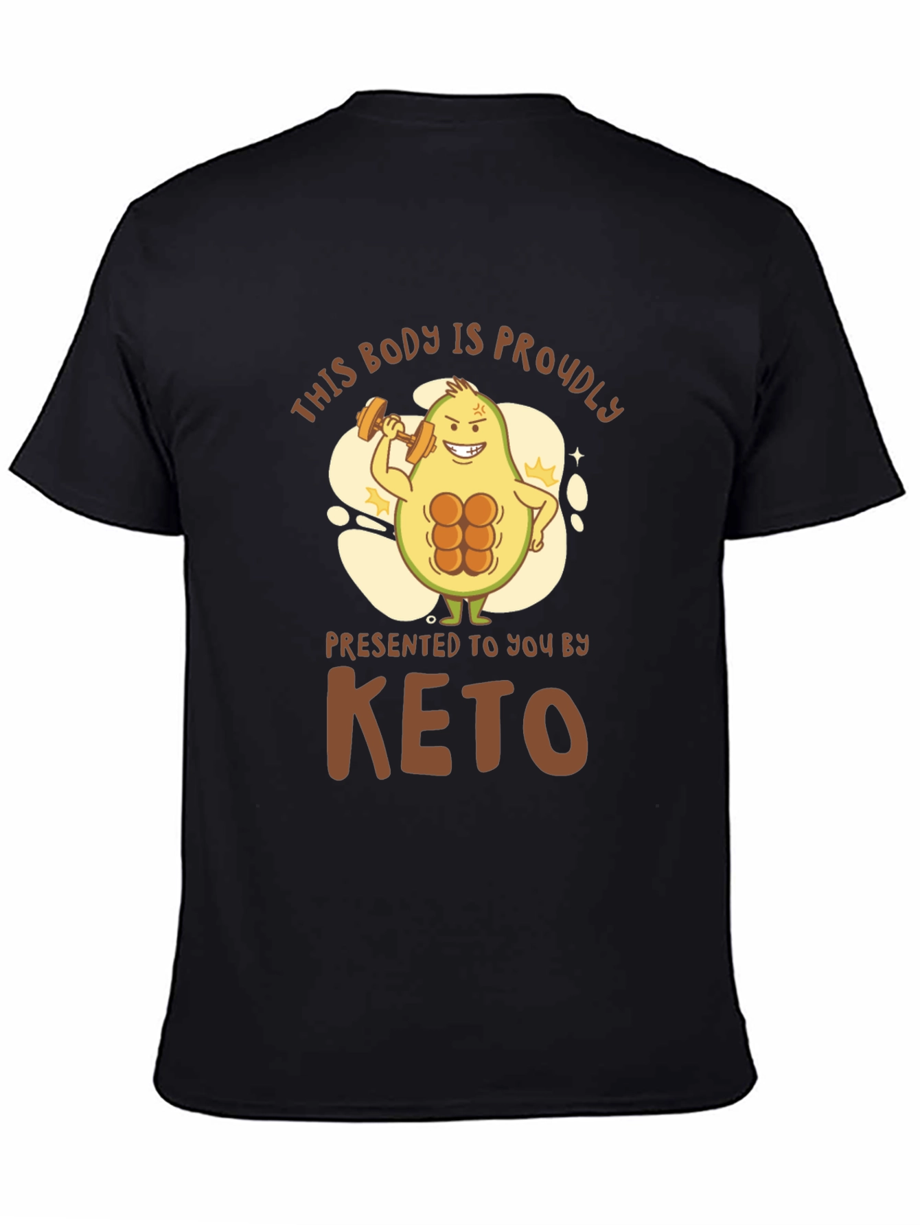 Keto Avocado Bodybuilding T-Shirt