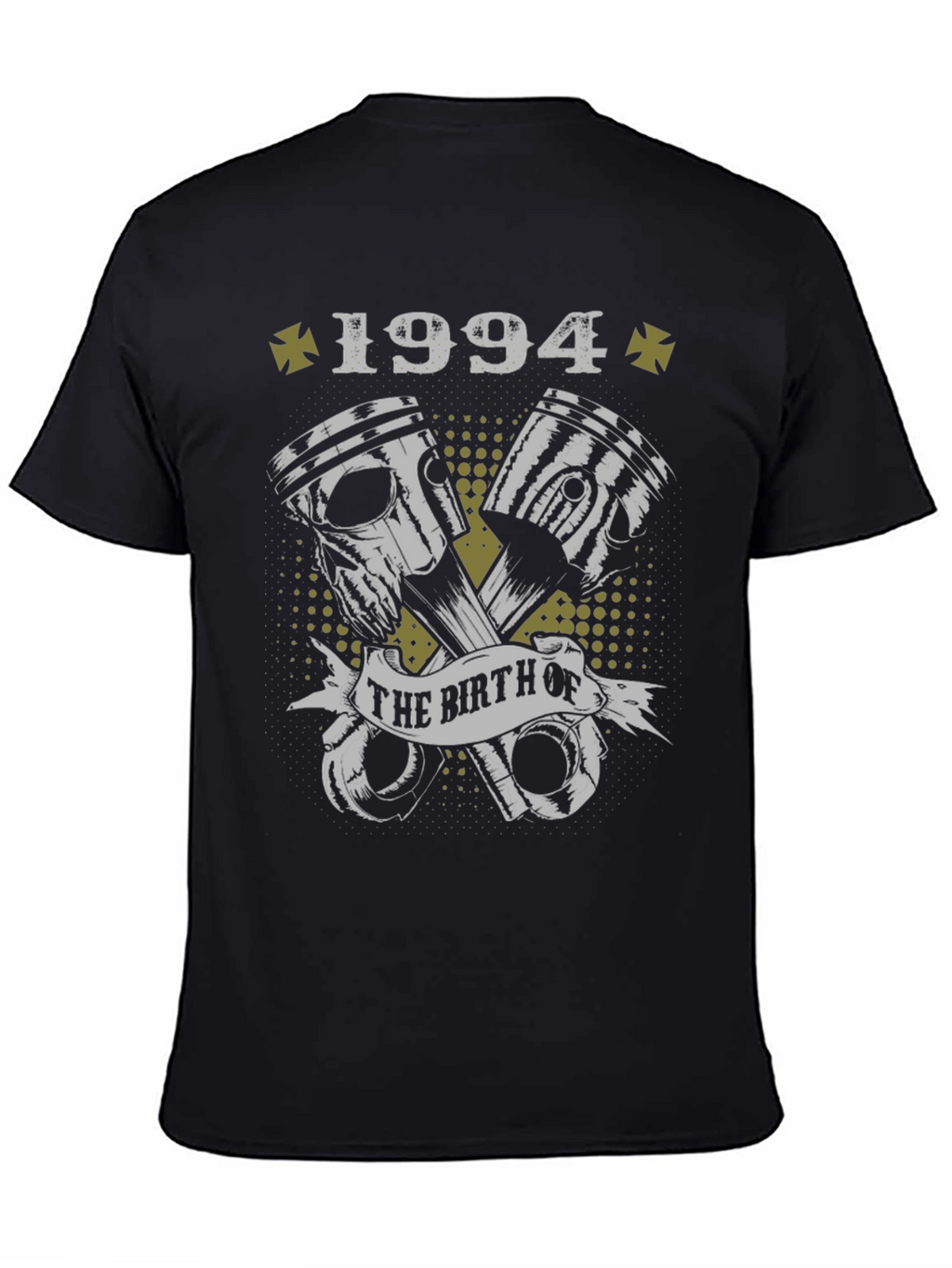 Born in 1994 Black Graphic T-Shirt