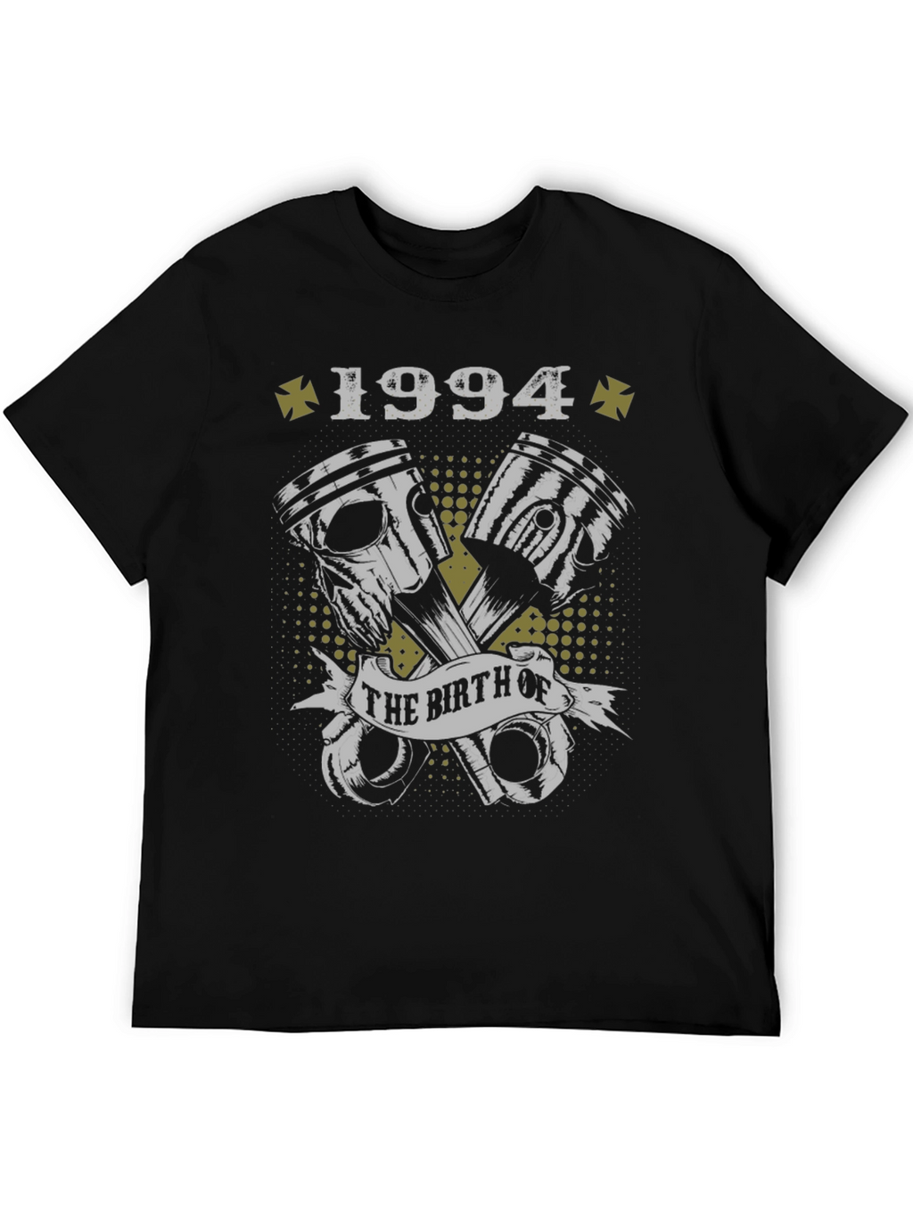Born in 1994 Black Graphic T-Shirt